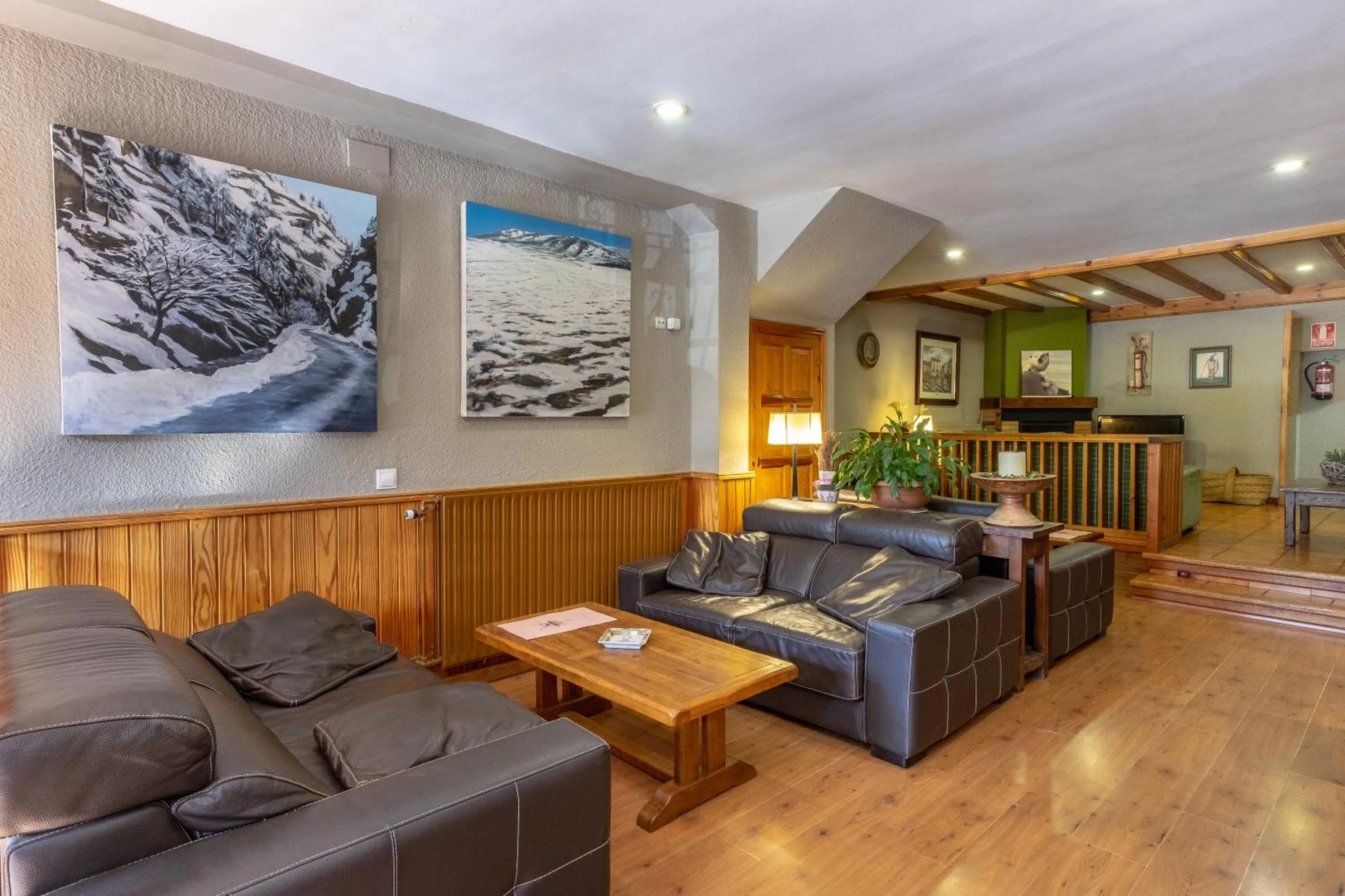 Communal lounge/ TV room in Hotel Esquirol