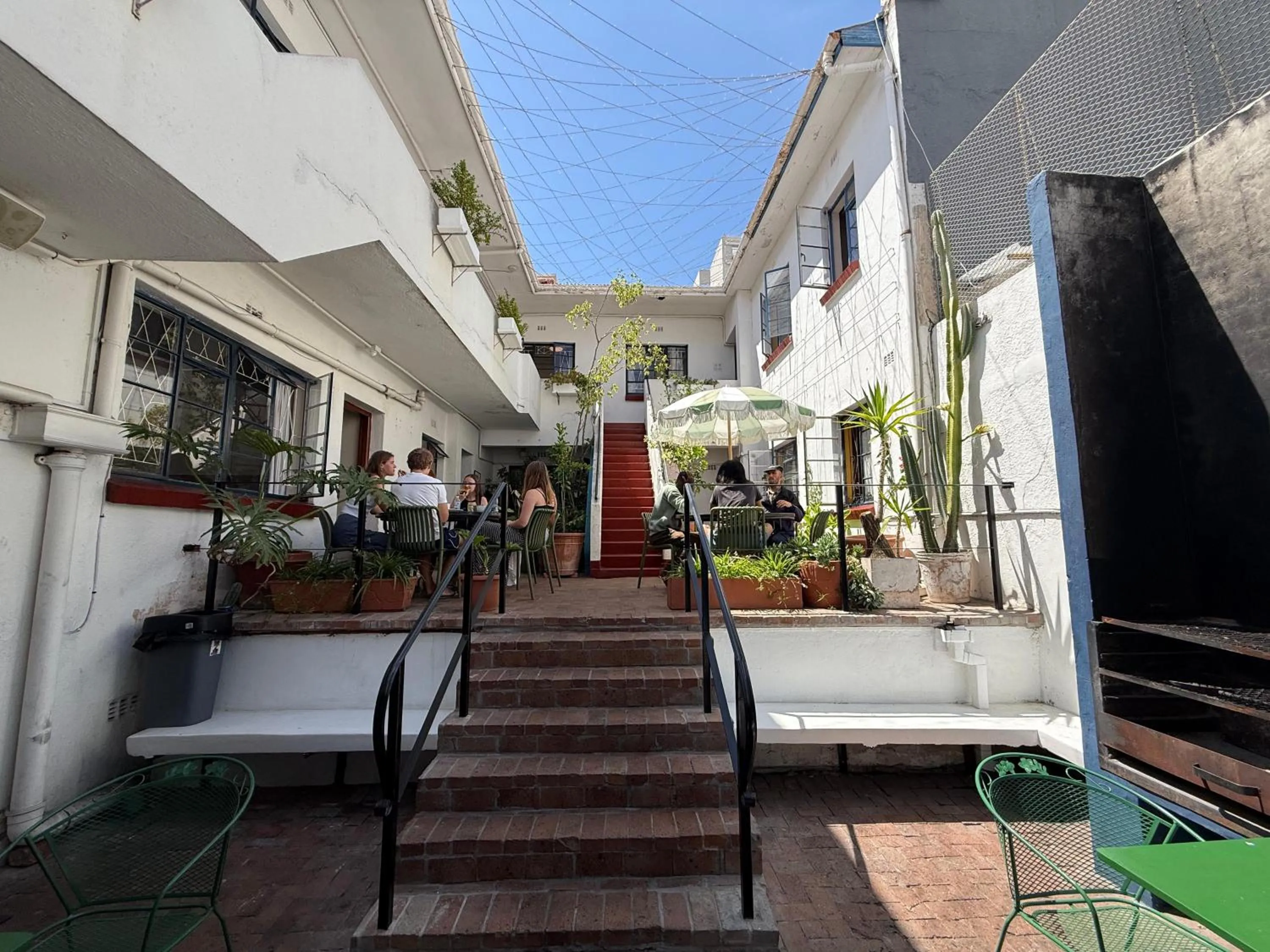 Balcony/Terrace in Long Street Backpackers