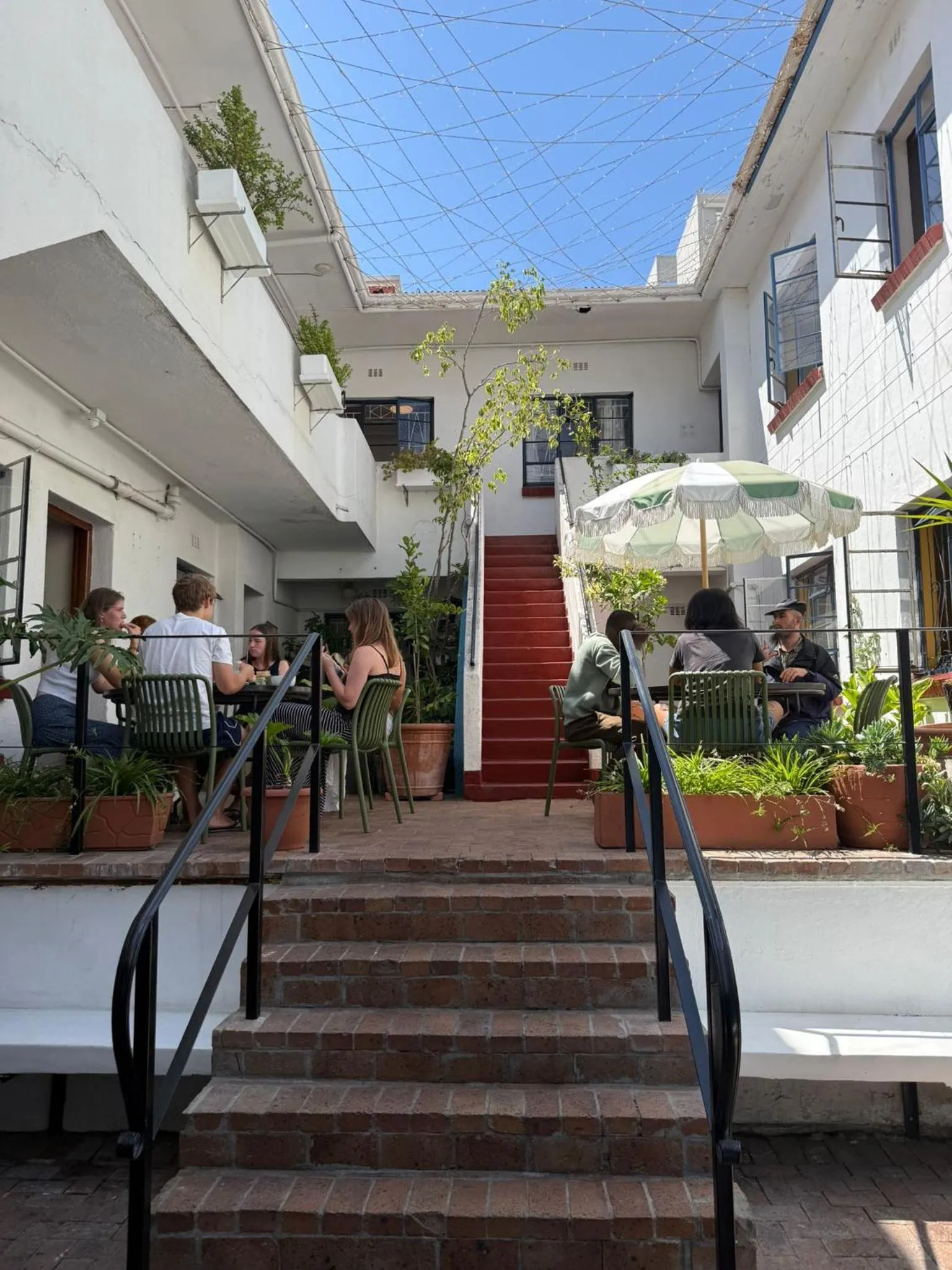 Balcony/Terrace in Long Street Backpackers