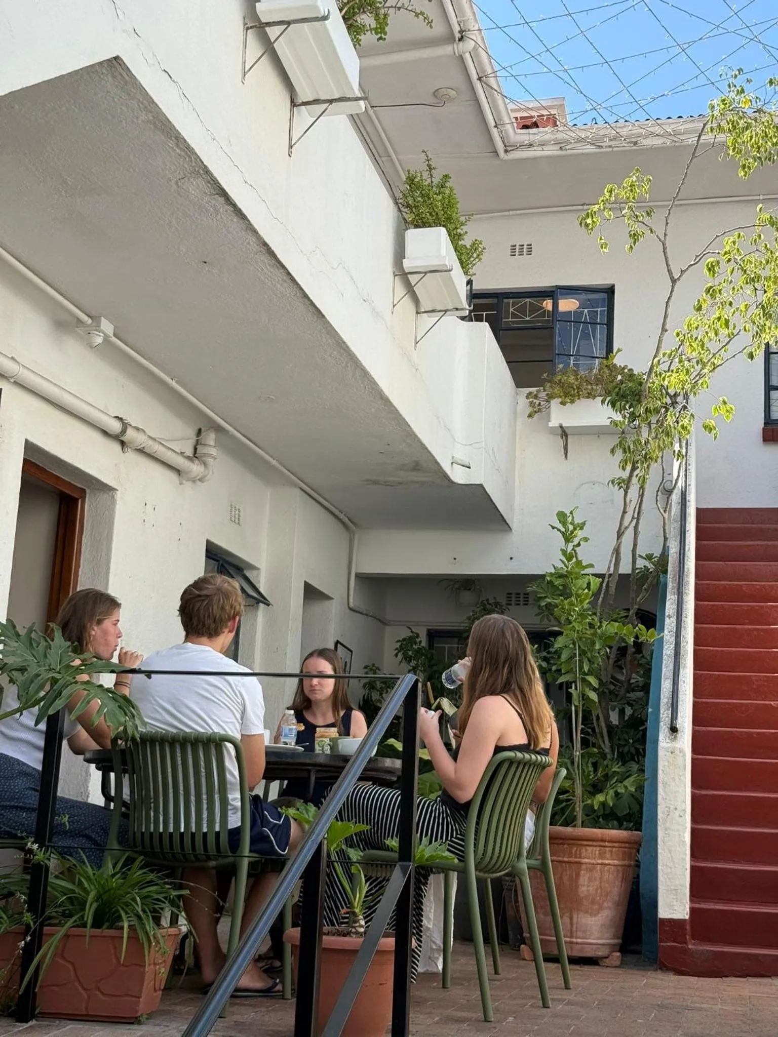 Balcony/Terrace in Long Street Backpackers