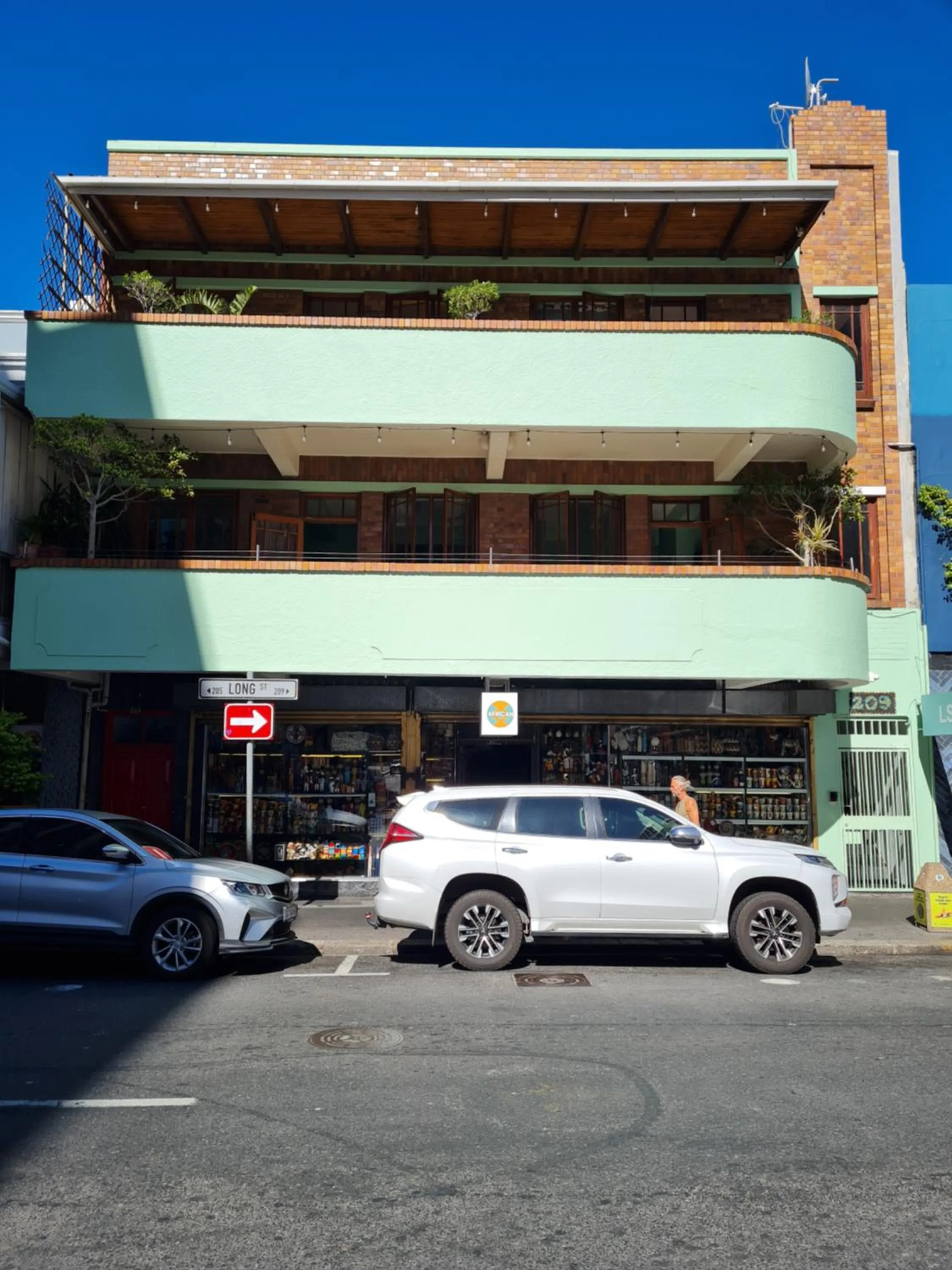 Property building in Long Street Backpackers