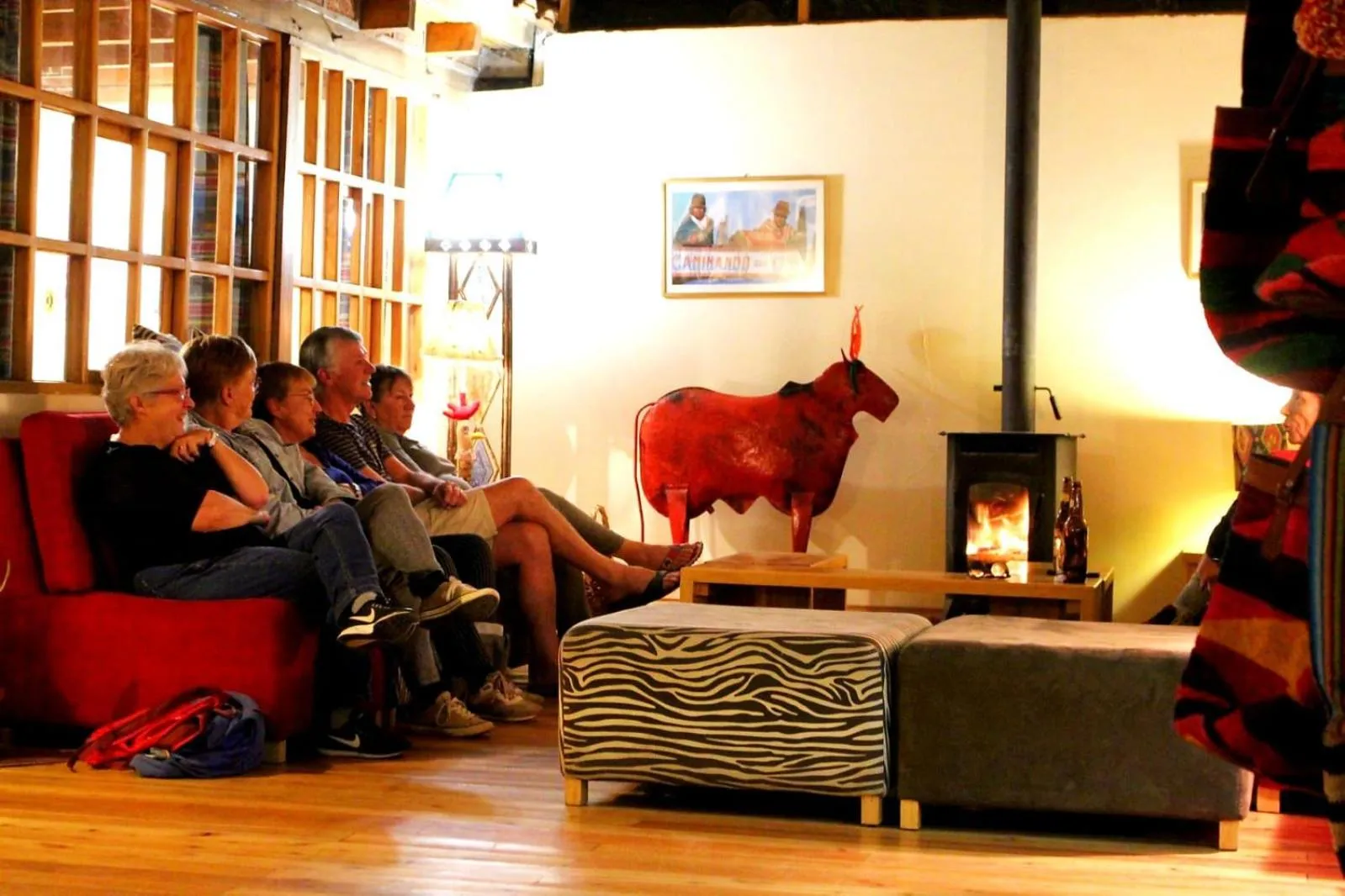 Living room in Inti Sisa Art Guesthouse