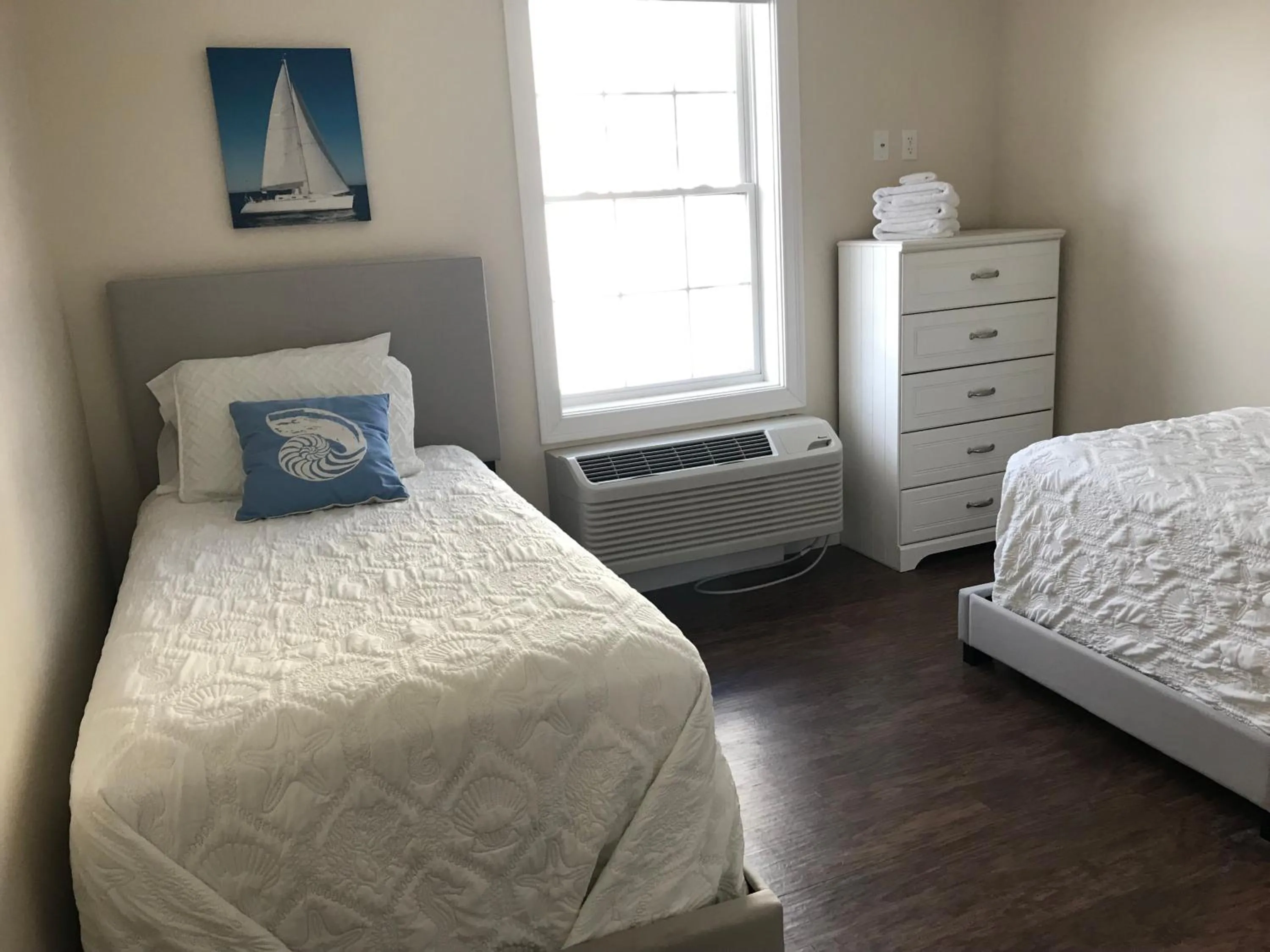 Bed in Atlantic Ocean Suites