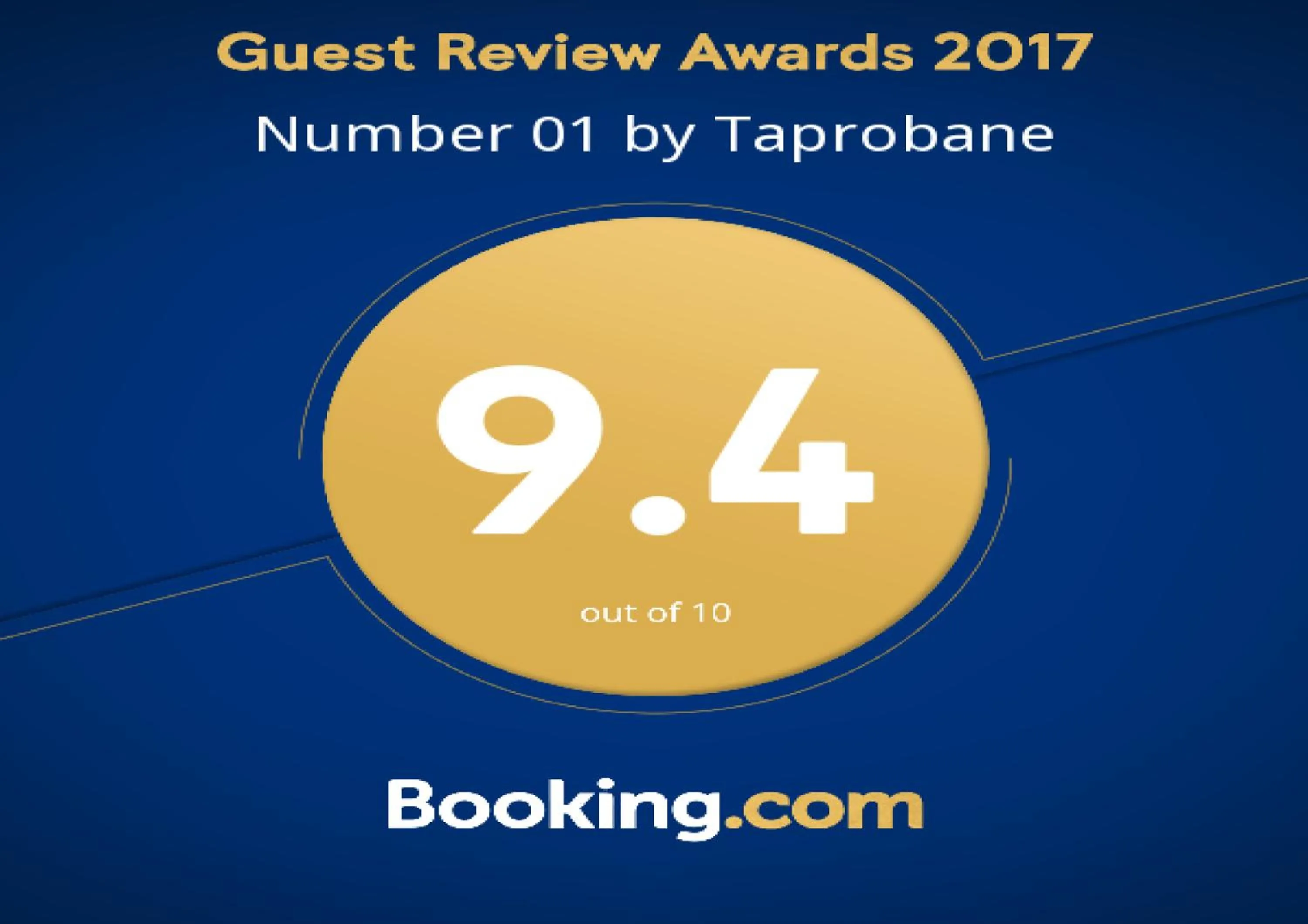Certificate/Award in Number 01 by Taprobane