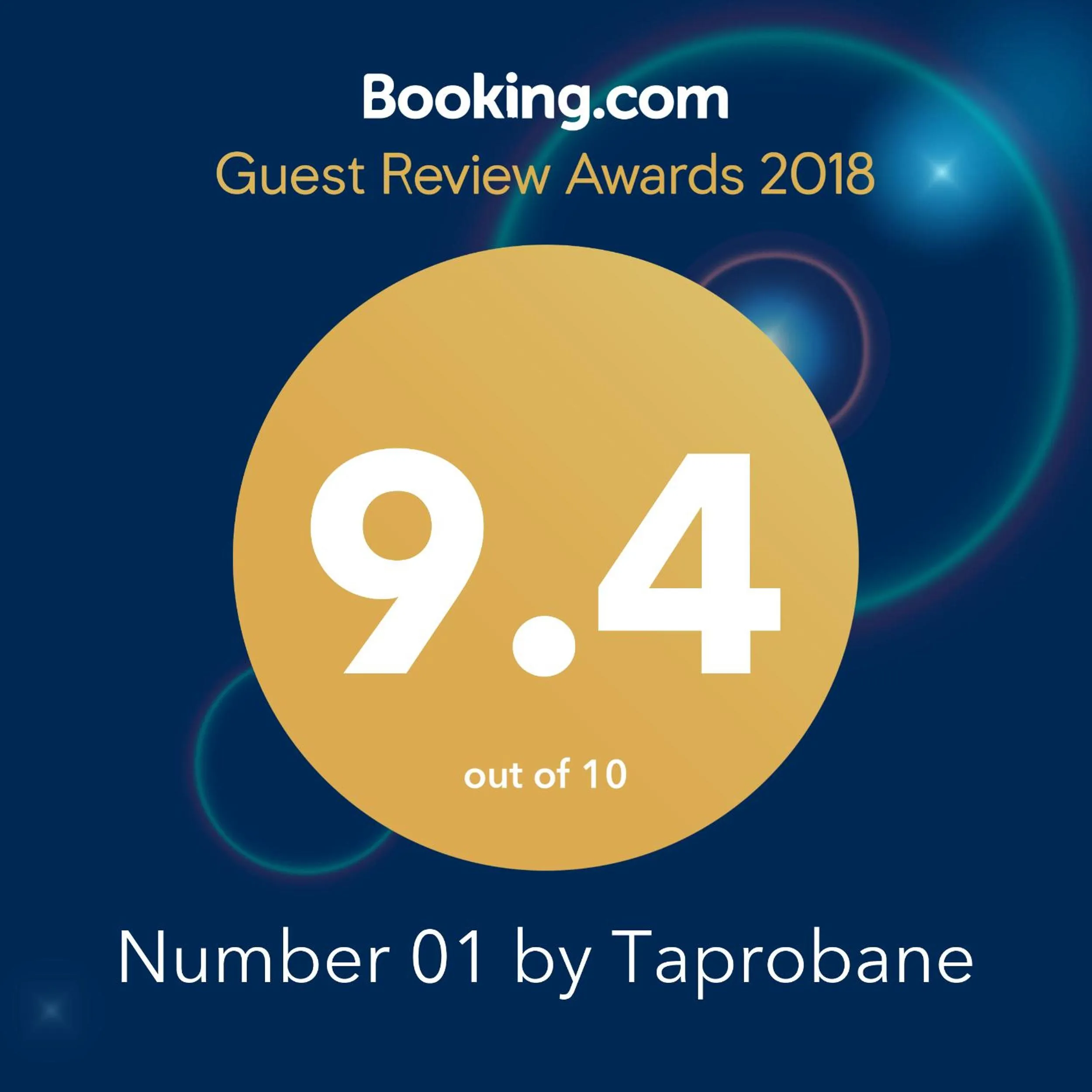 Certificate/Award in Number 01 by Taprobane