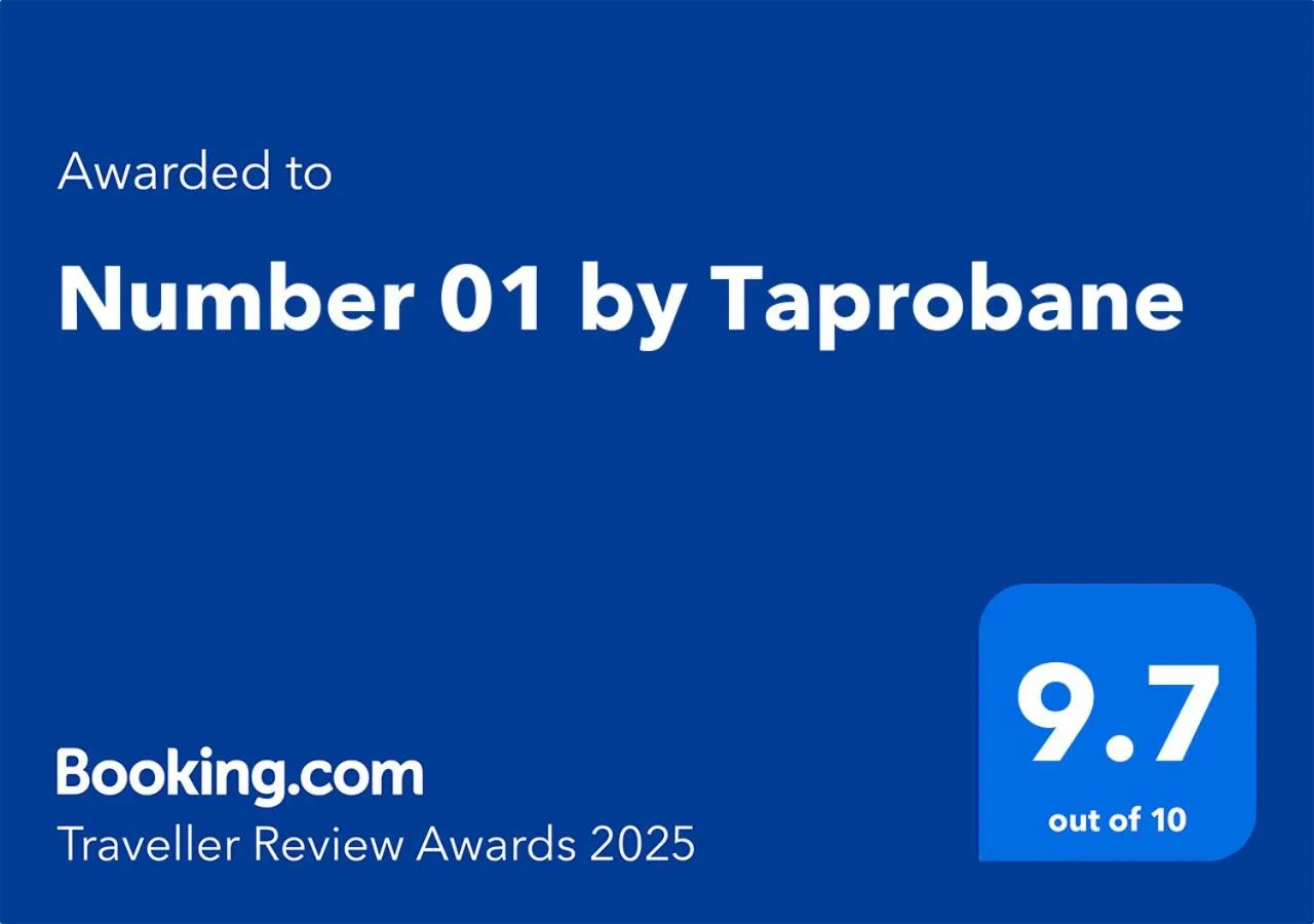 Certificate/Award in Number 01 by Taprobane