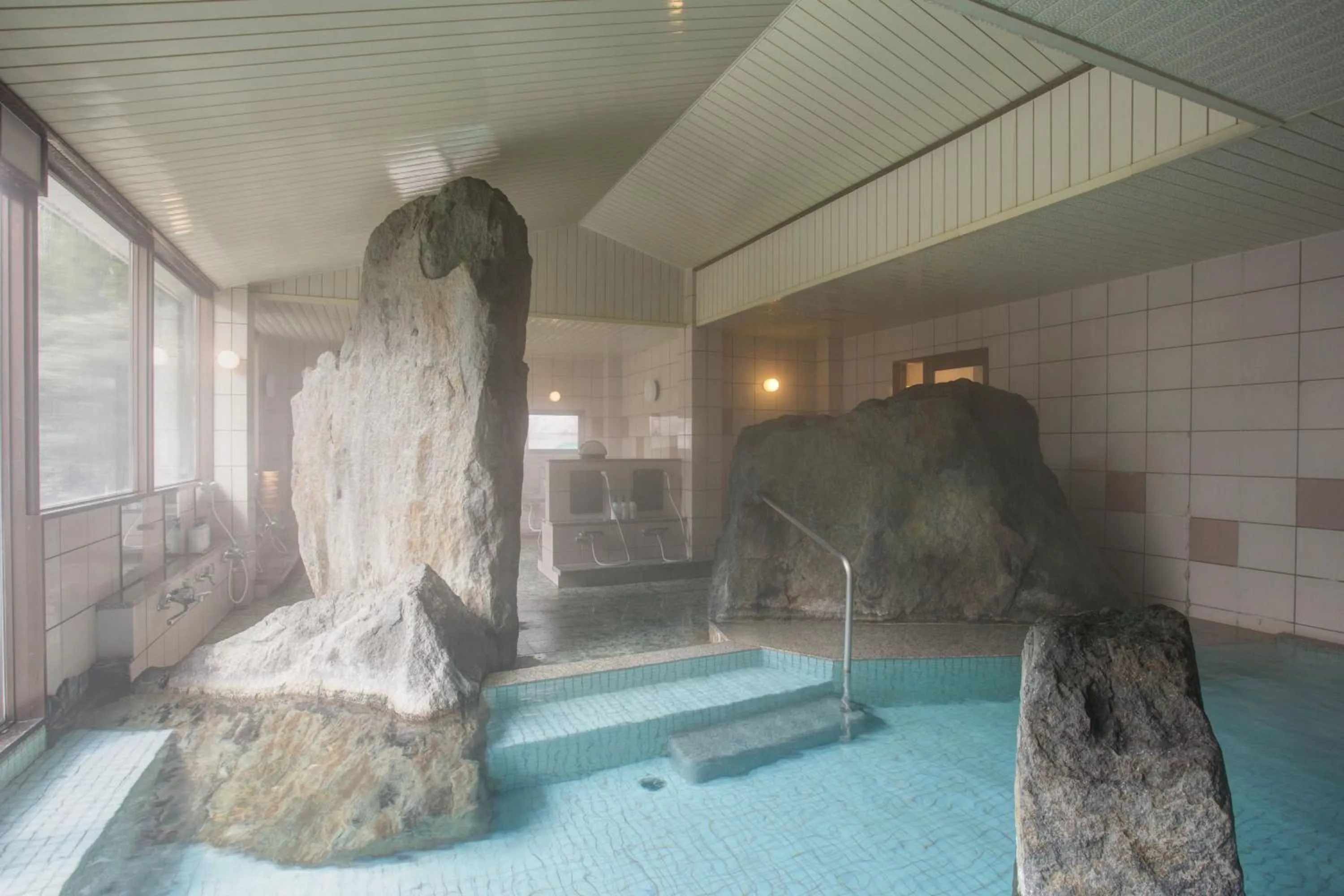 Hot Spring Bath in Hotel Heian