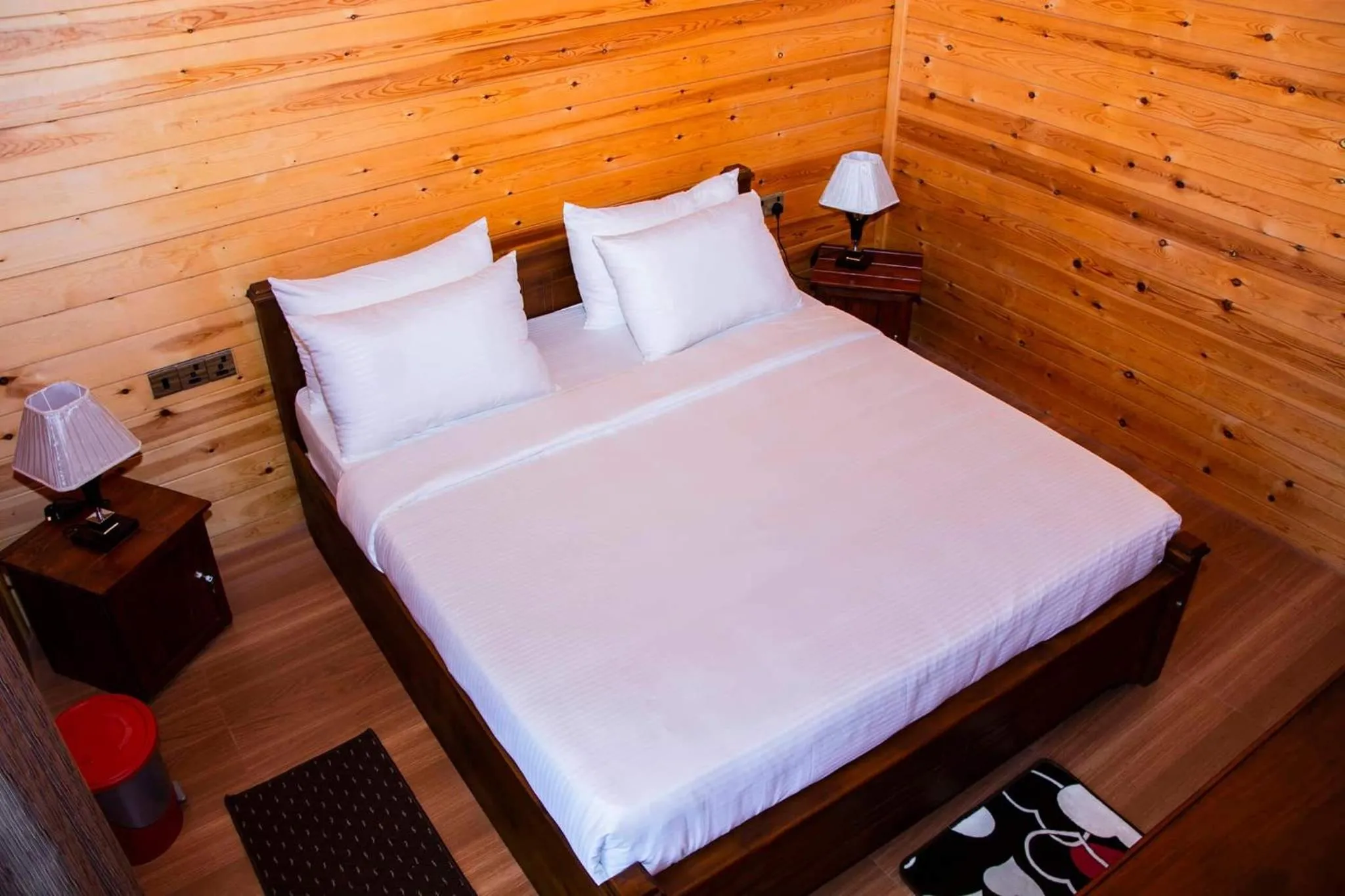Bed in Maleesha Homestay