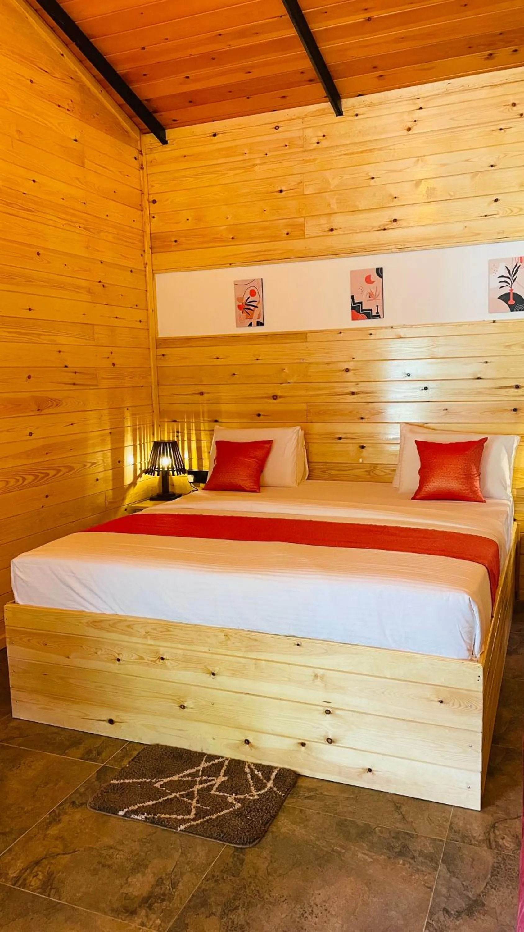 Bed in Maleesha Homestay