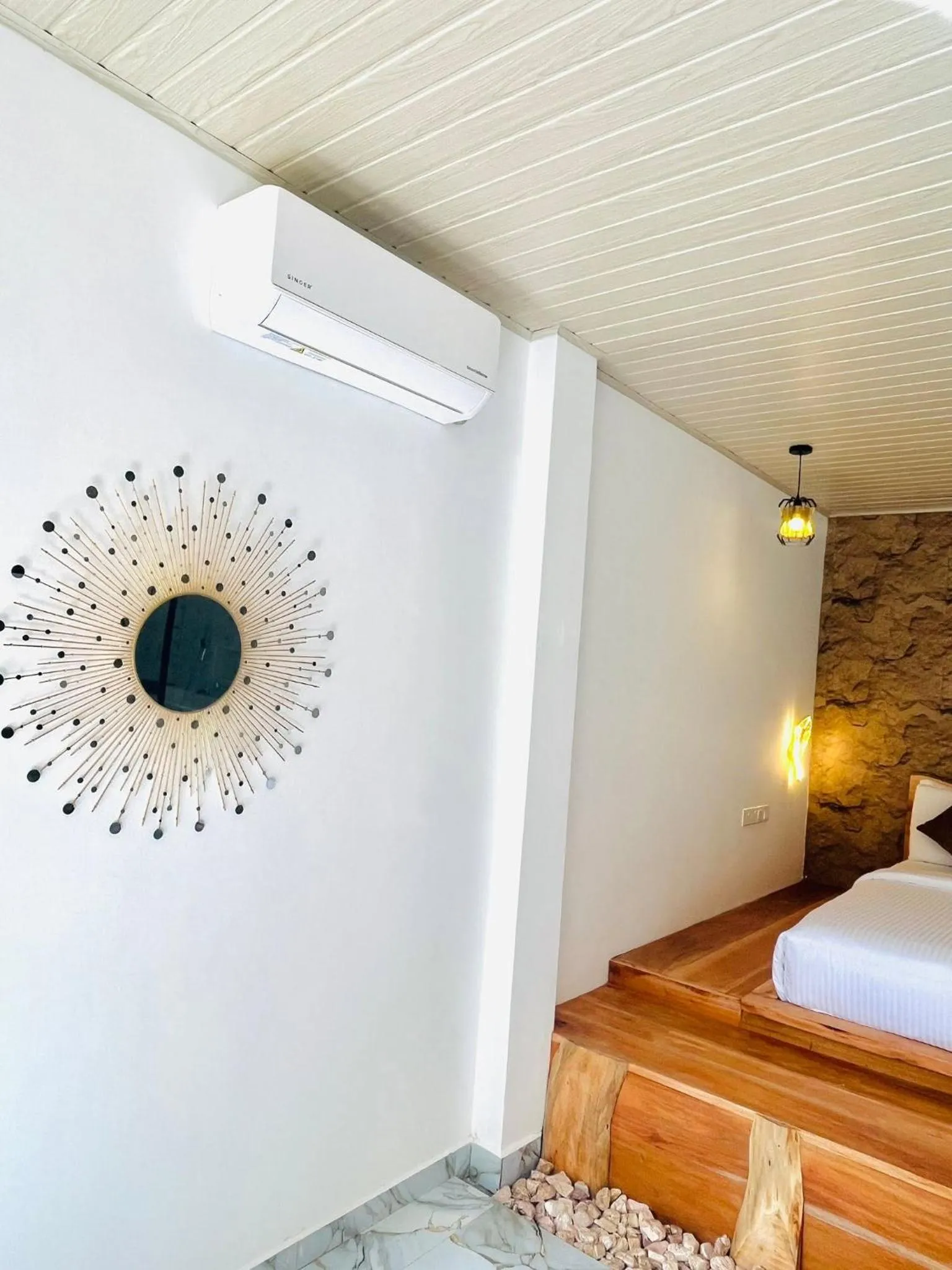 Bed in Maleesha Homestay