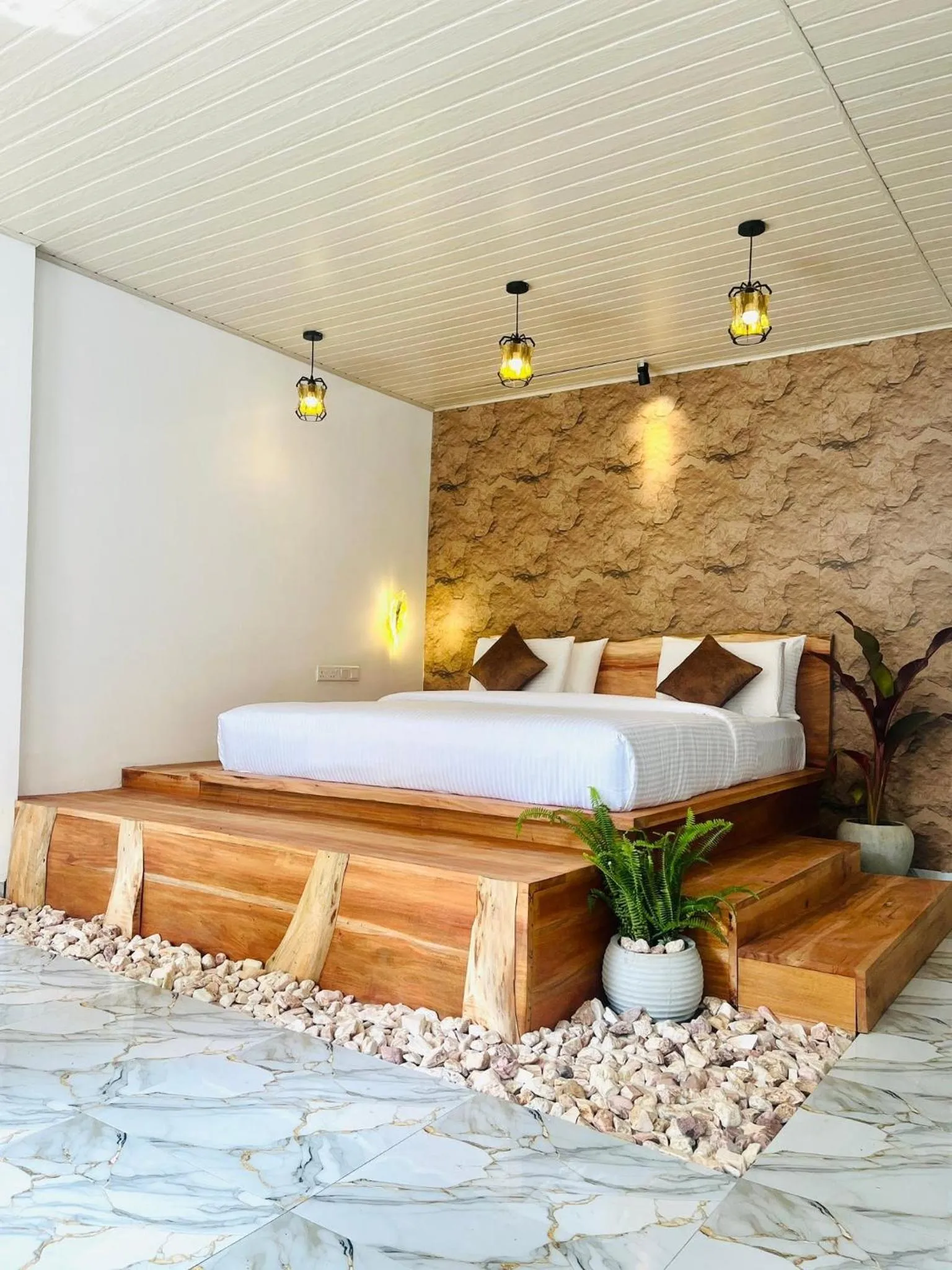Bed in Maleesha Homestay