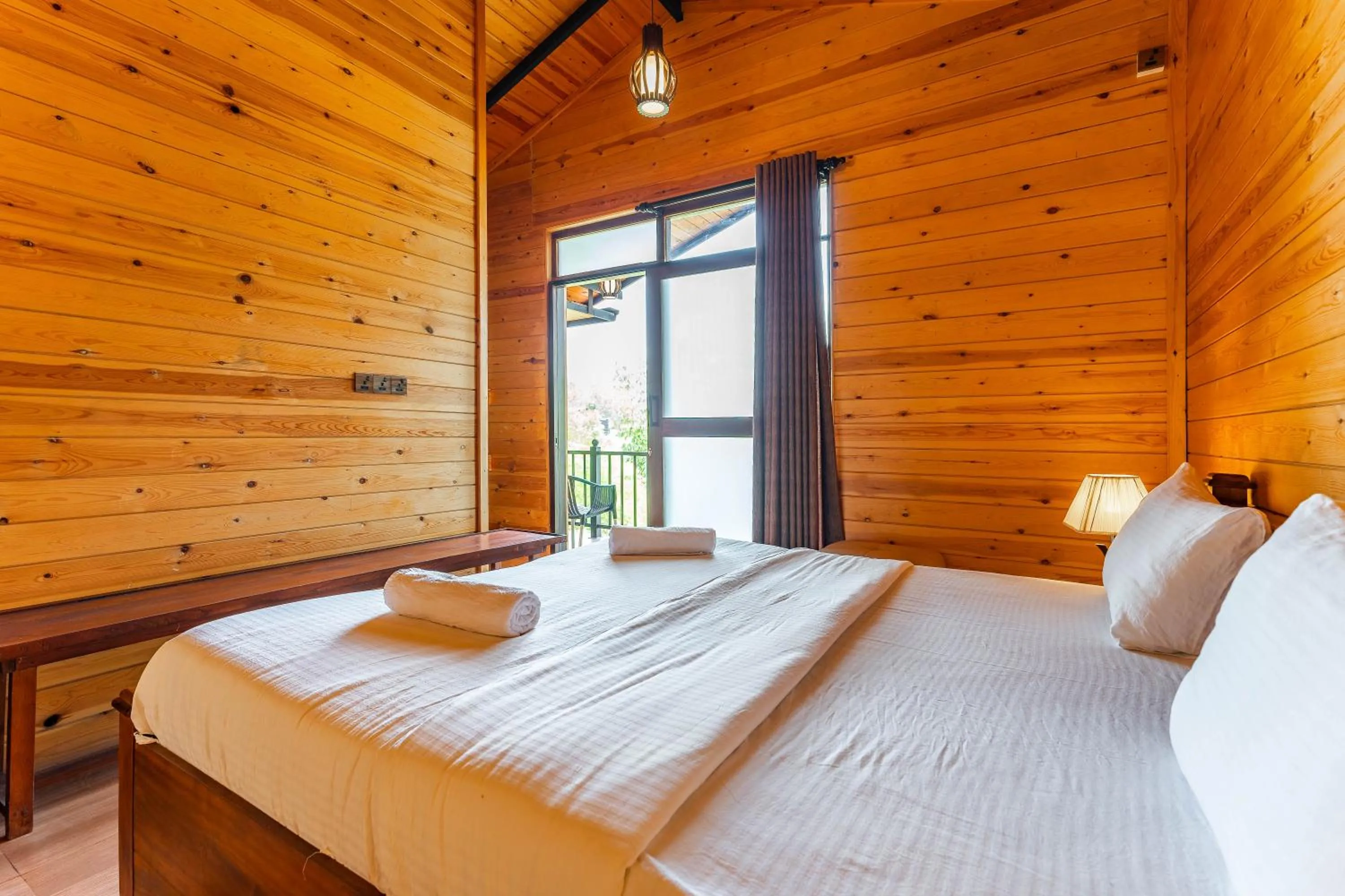 Bed in Maleesha Homestay