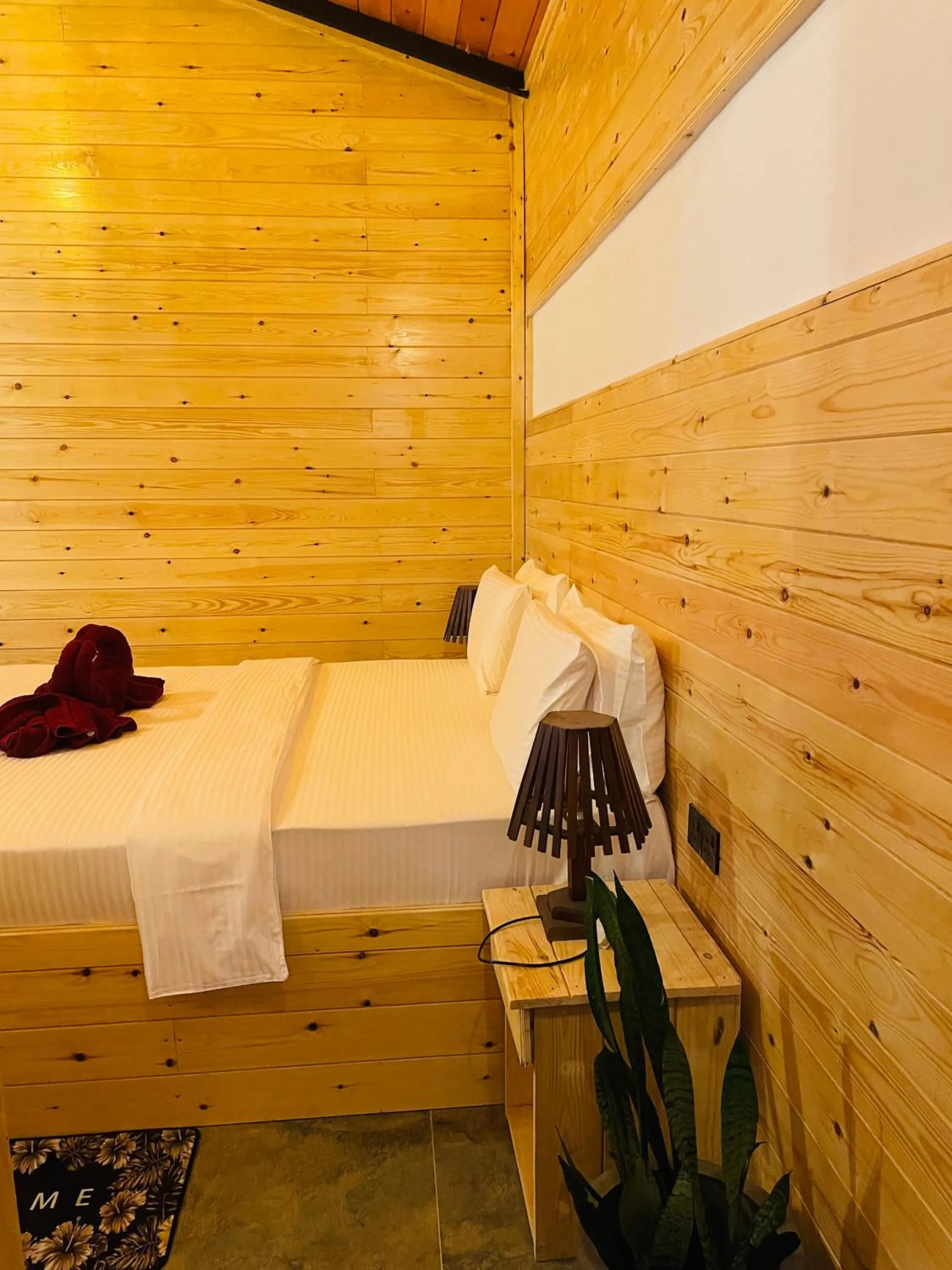 Bed in Maleesha Homestay