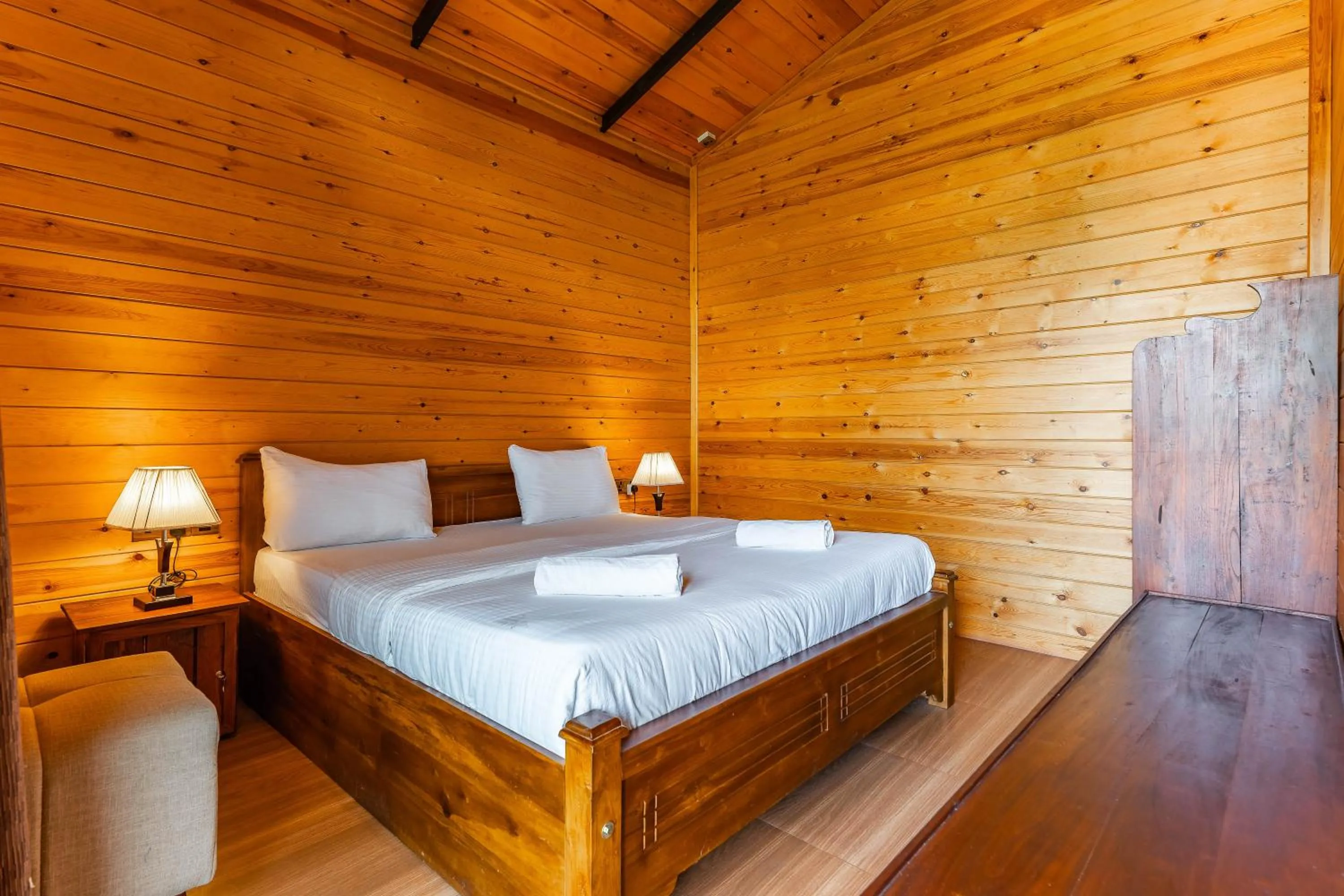 Bed in Maleesha Homestay