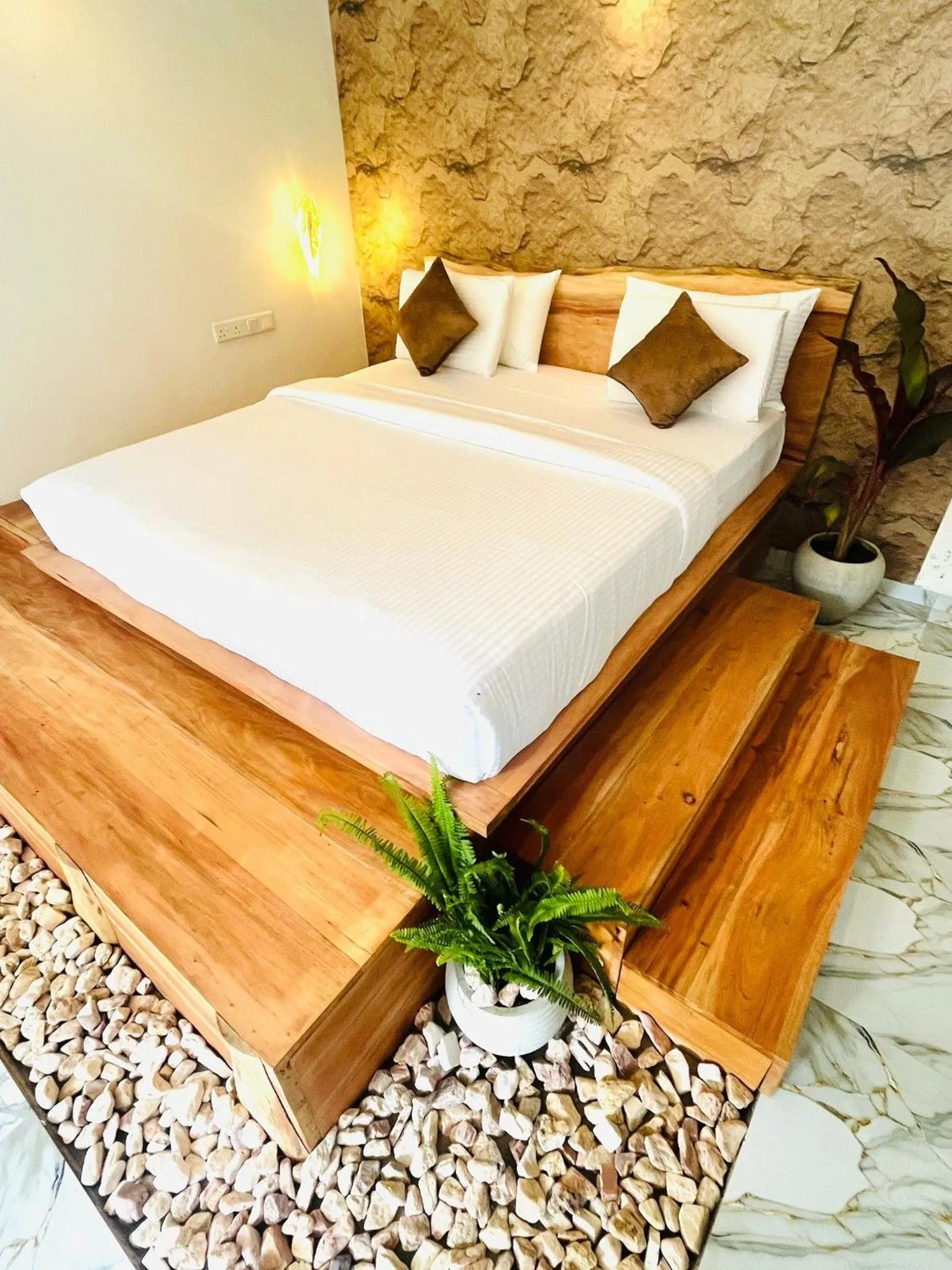 Bed in Maleesha Homestay