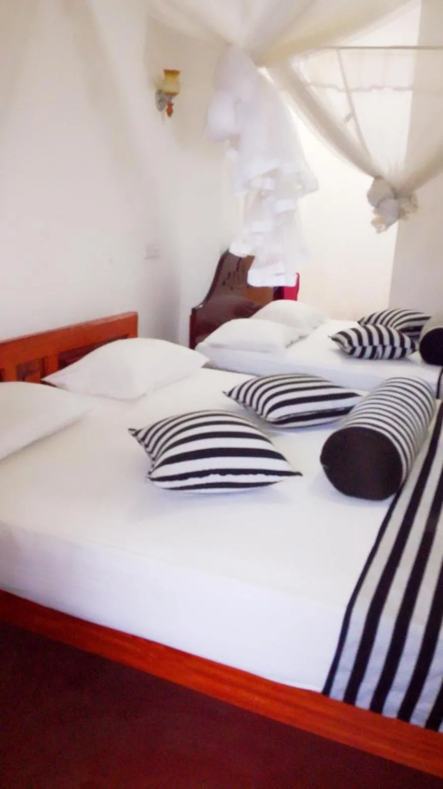 Bed in Maleesha Homestay