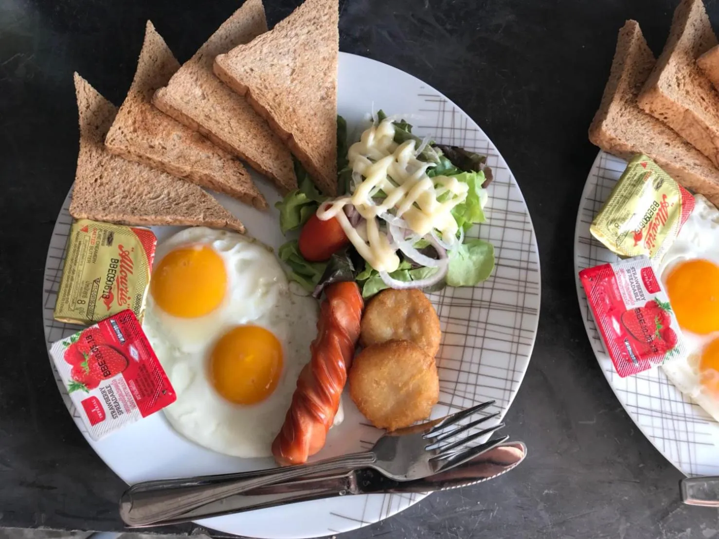 American breakfast in La Chambre Boutique @ Ko Lanta