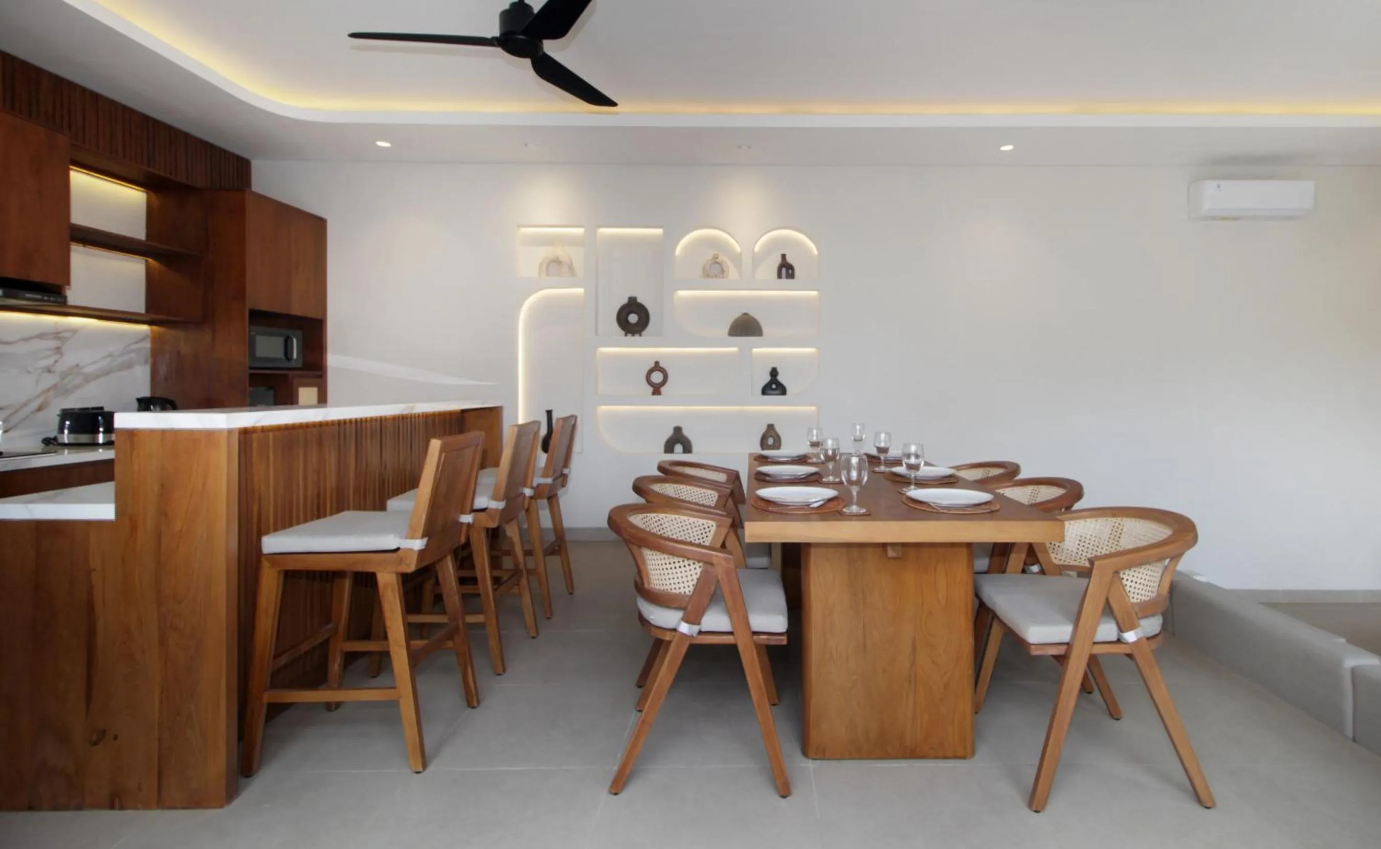 Kitchen or kitchenette in The Murdha Villa