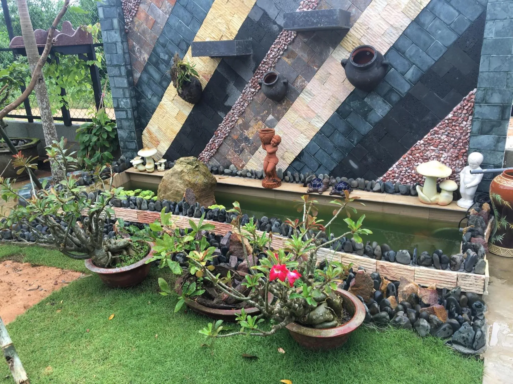 Garden in Nhat Huy Bungalow Phu Quoc