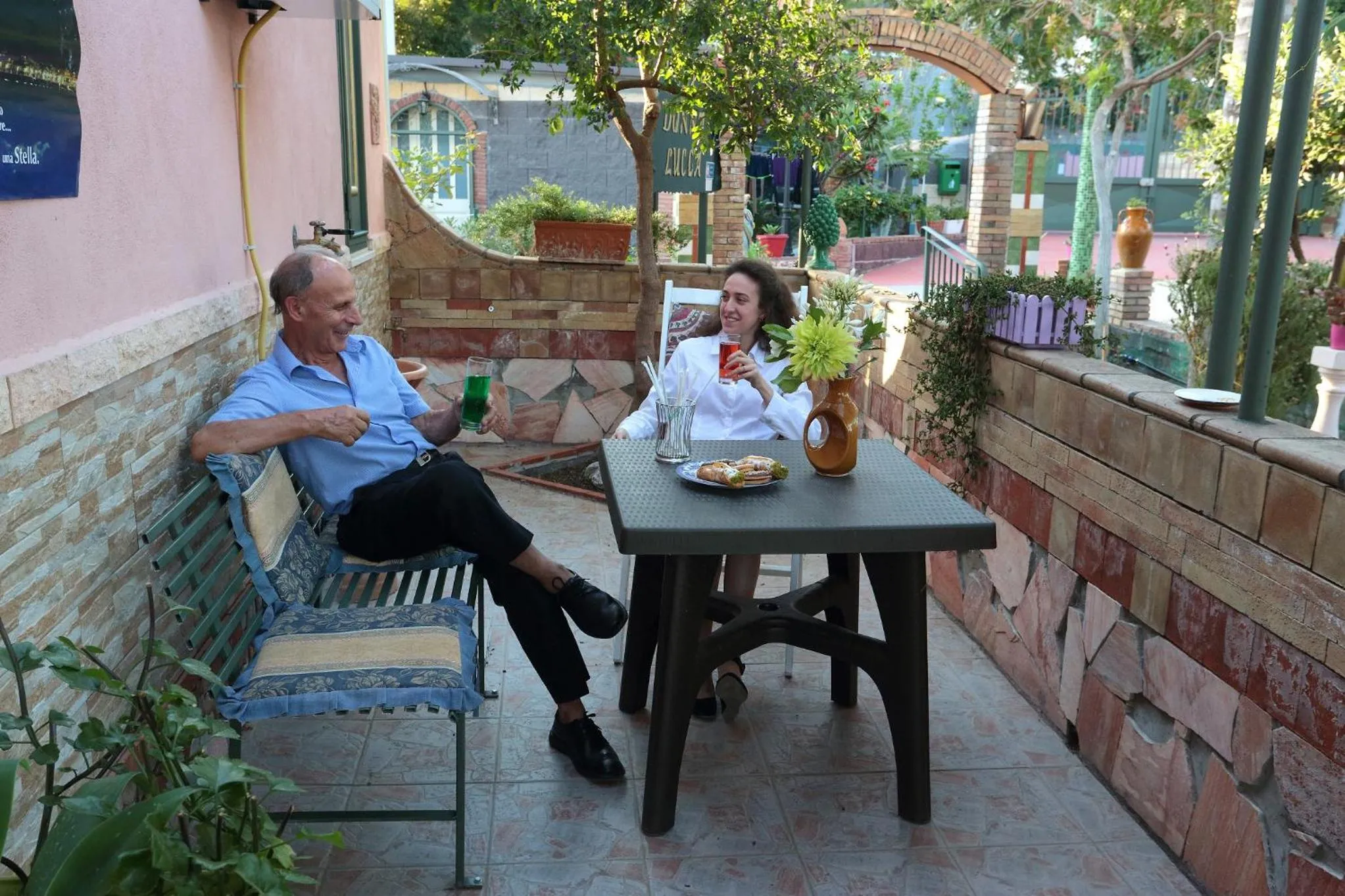 Balcony/Terrace in Holiday Maison Villa Arci