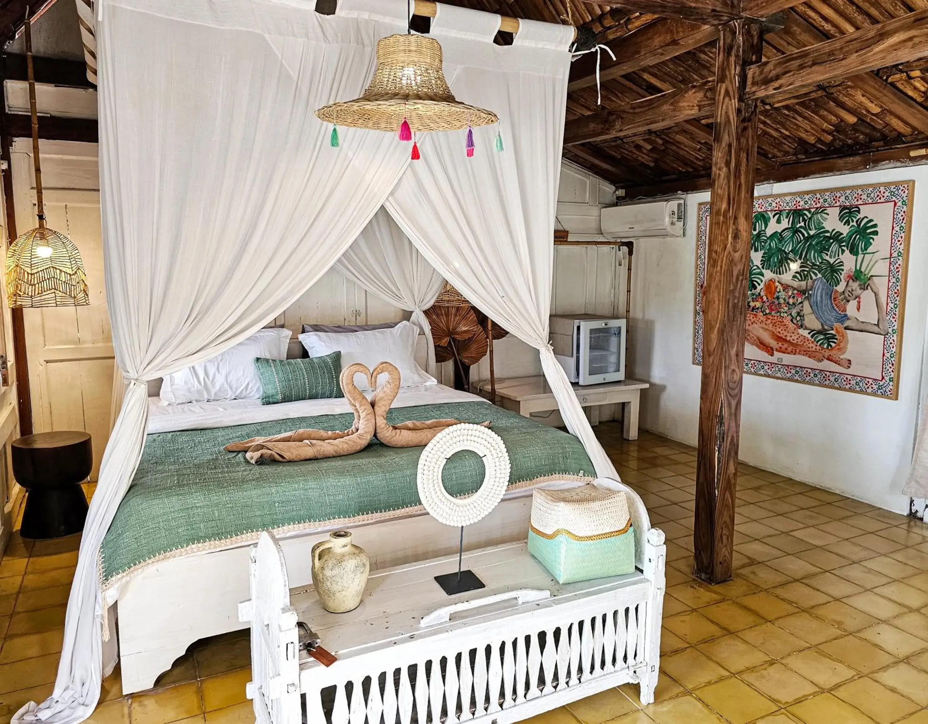 Bed in Janur Bungalow Bed in Janur Bungalow