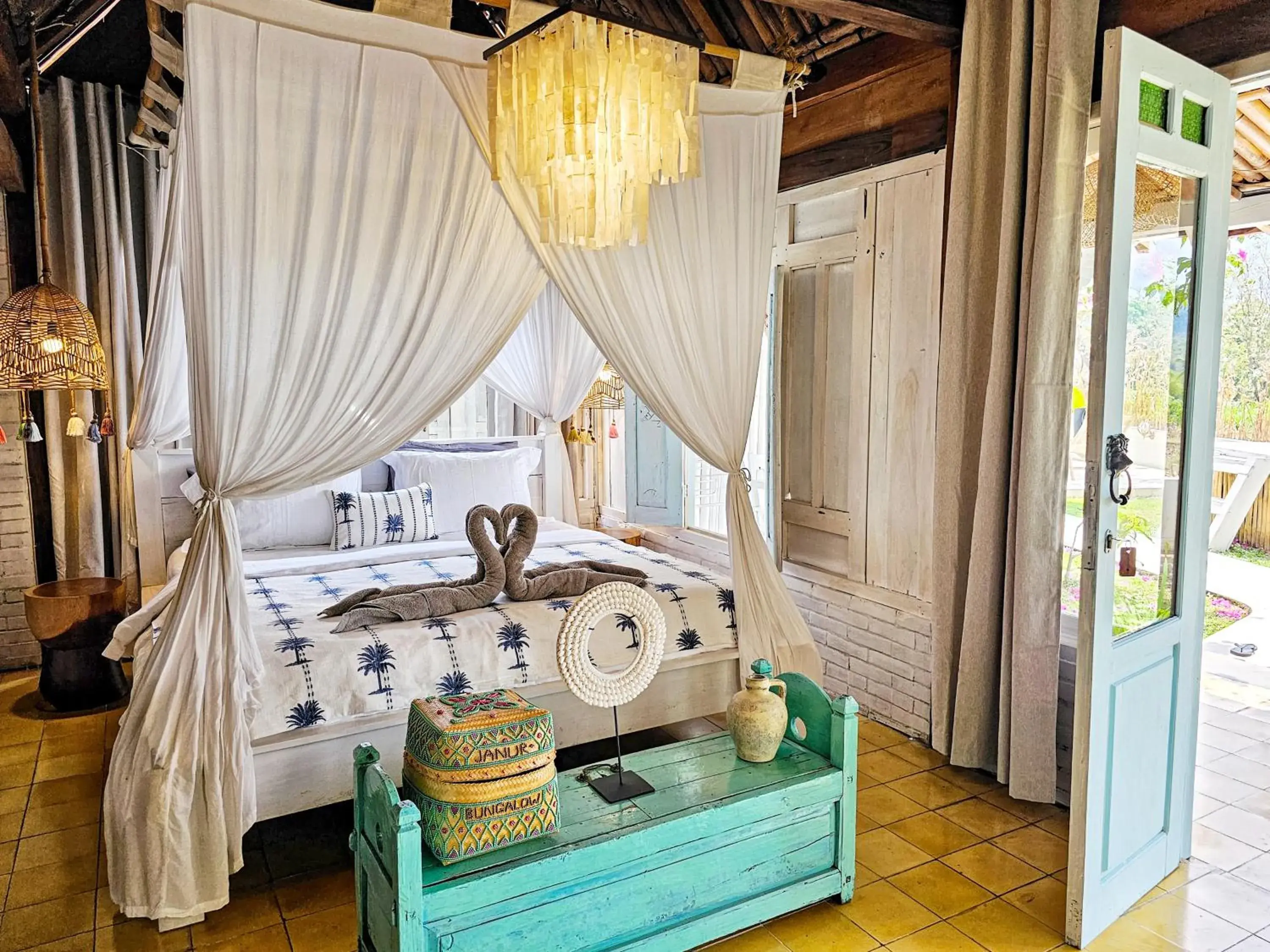 Bed in Janur Bungalow Bed in Janur Bungalow