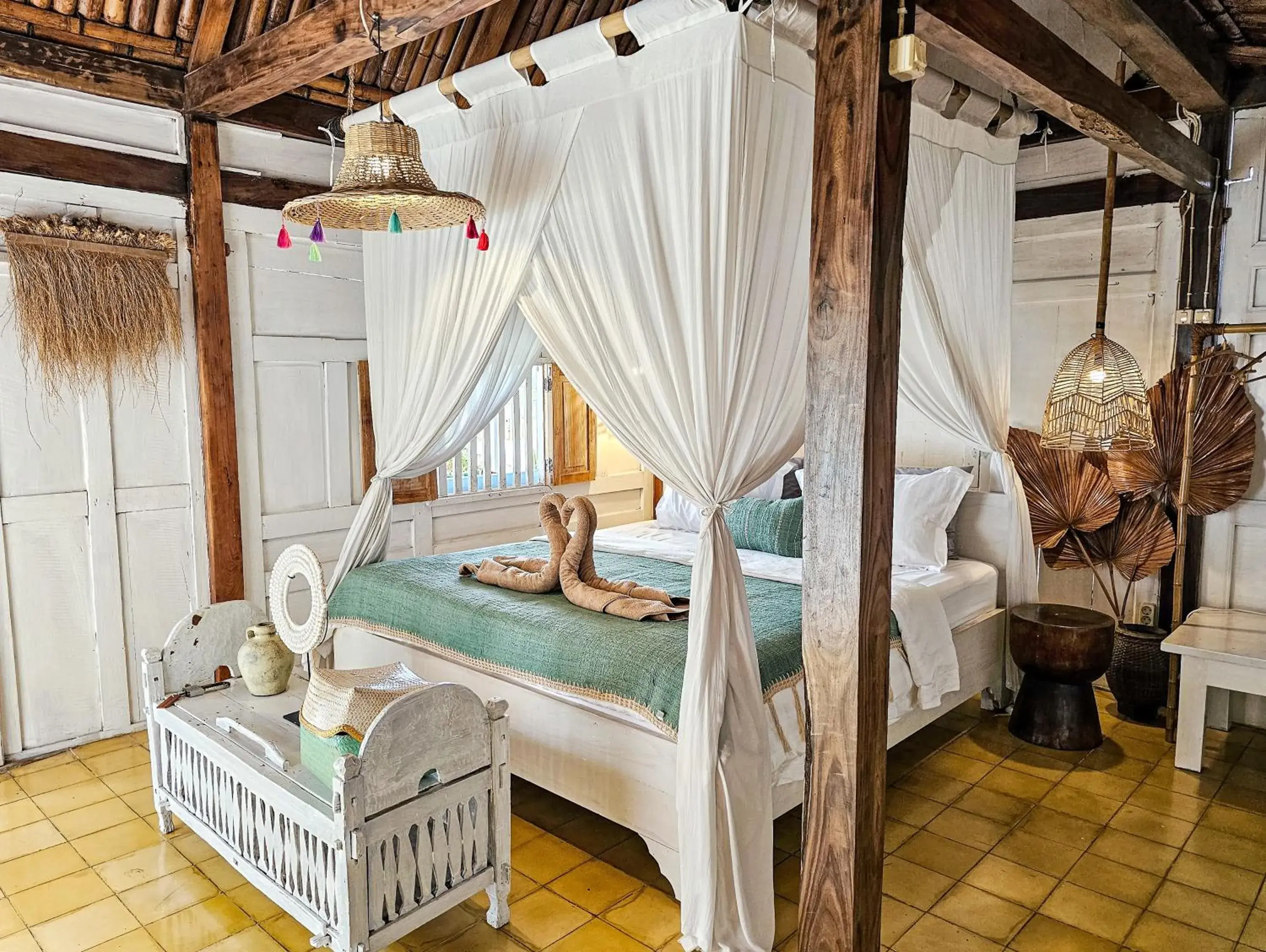 Bed in Janur Bungalow Bed in Janur Bungalow