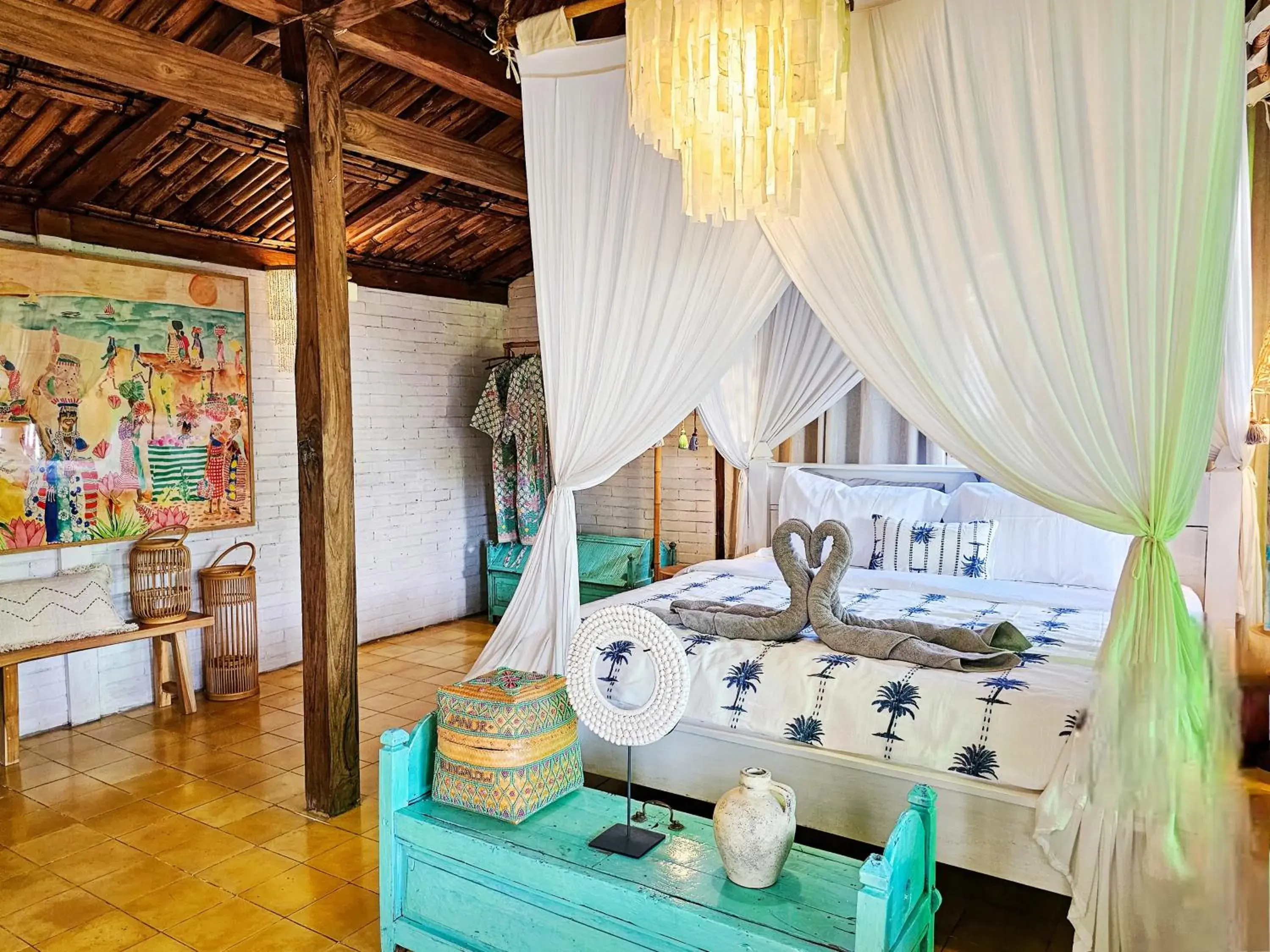 Bed in Janur Bungalow Bed in Janur Bungalow