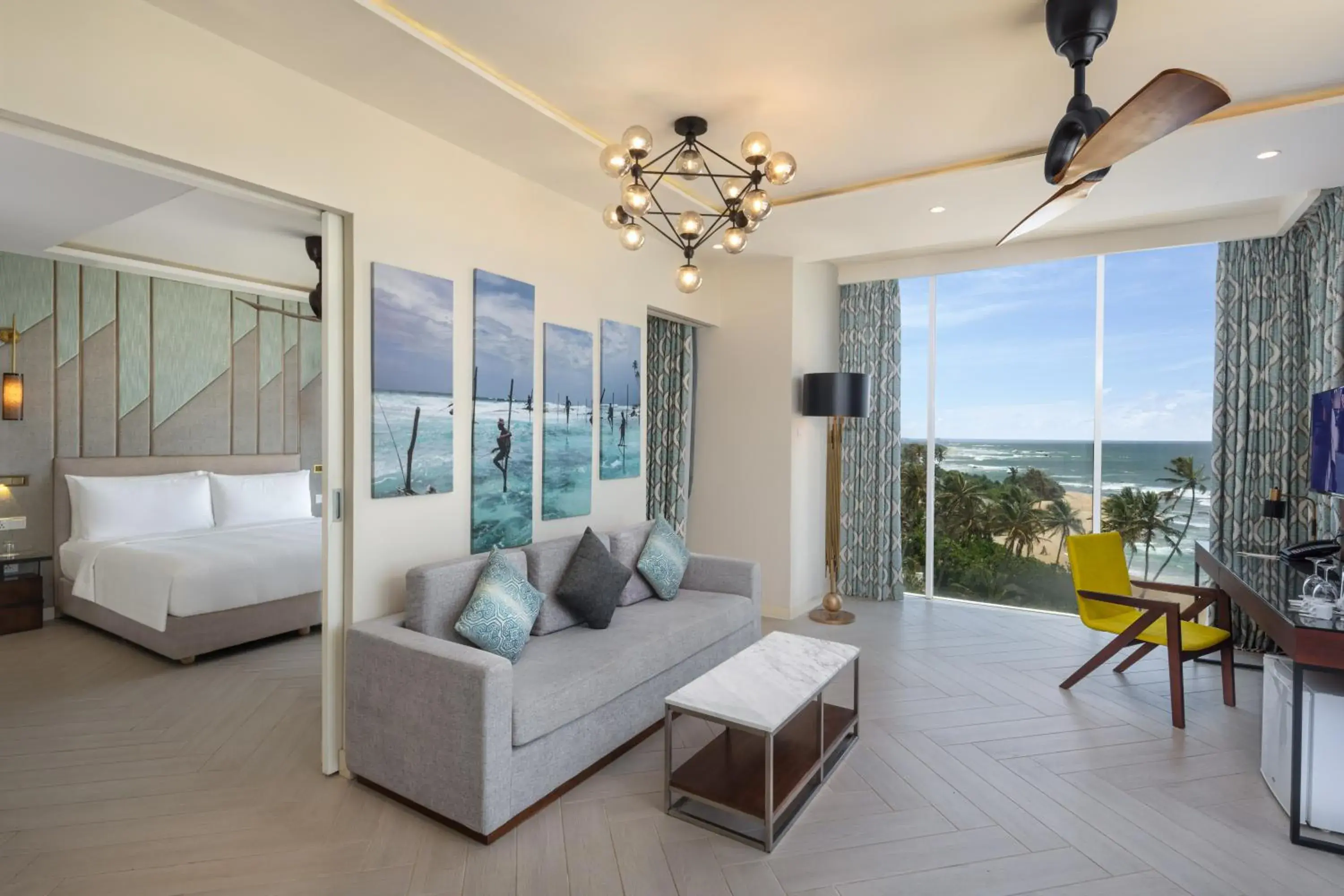 Living room, Bed in Radisson Blu Resort Galle Living room, Bed in Radisson Blu Resort Galle