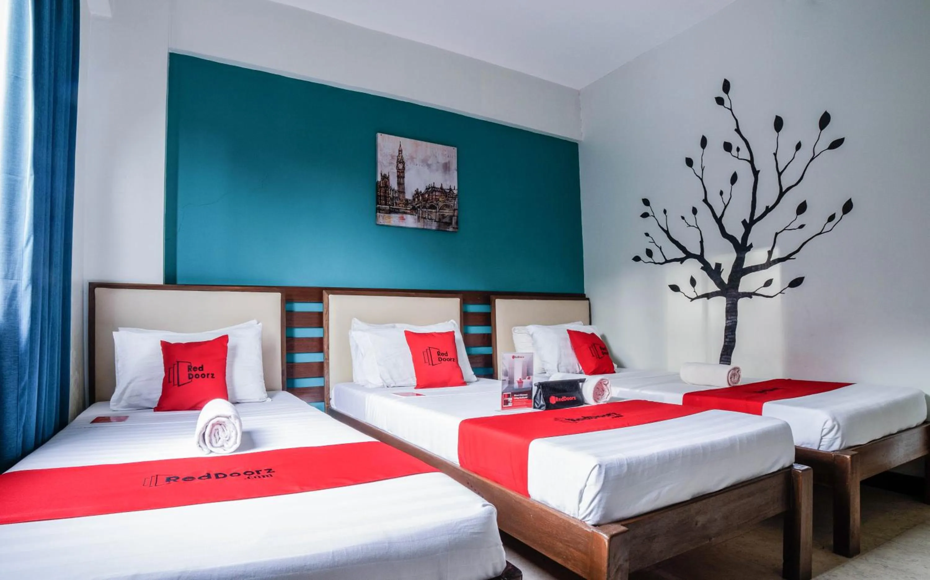 Bed in RedDoorz Plus near Rizal Junction