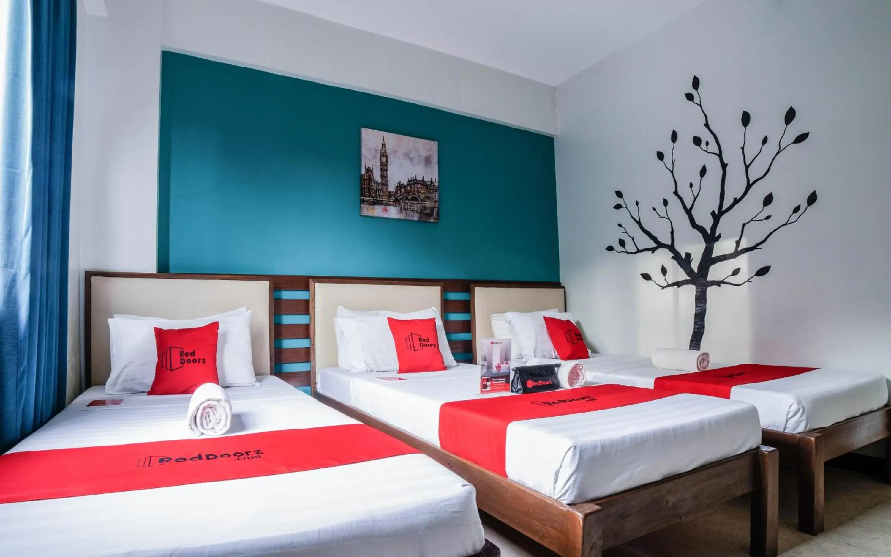 Bed in RedDoorz Plus near Rizal Junction Bed in RedDoorz Plus near Rizal Junction