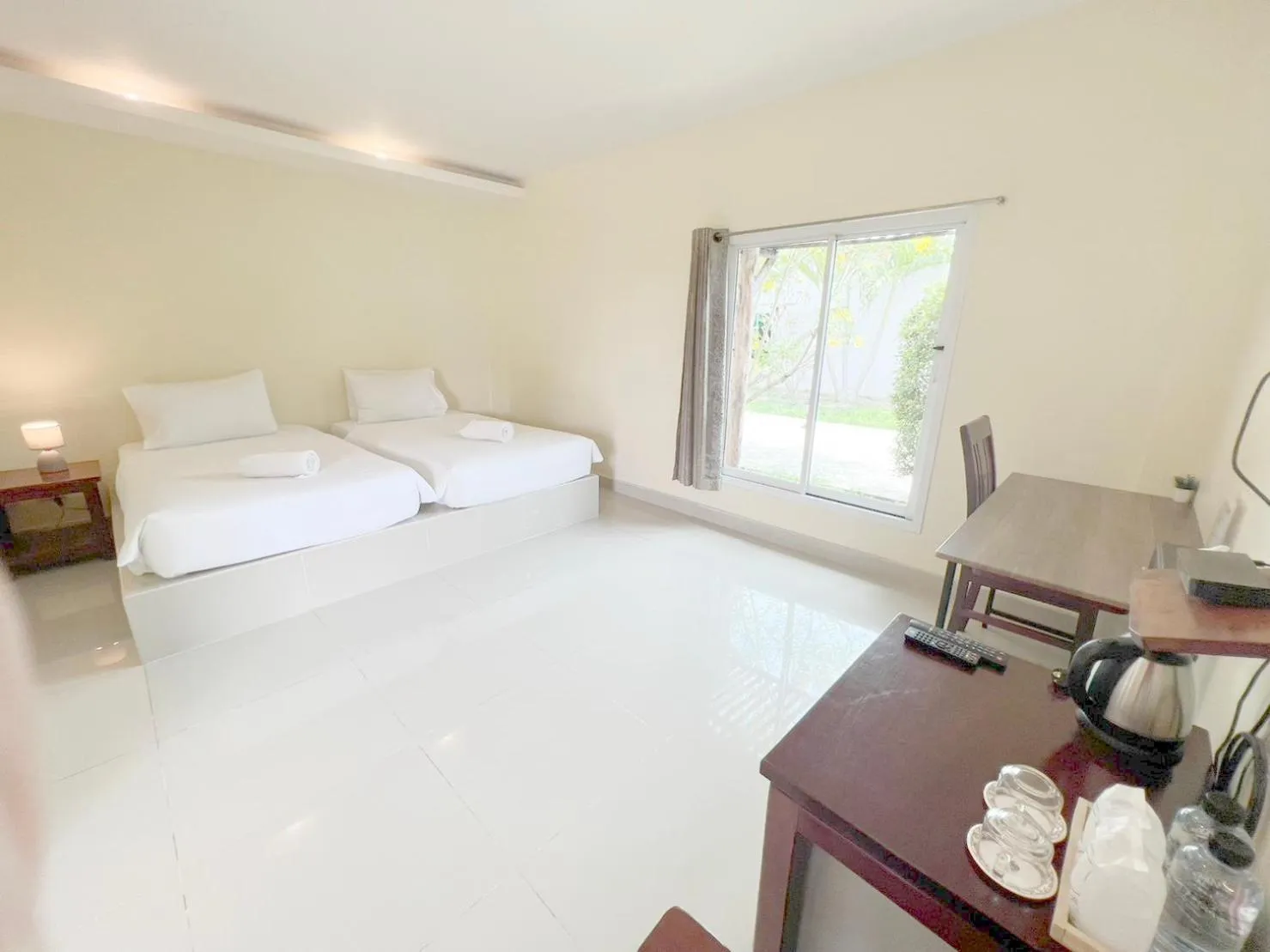 Bed in On Green Resort