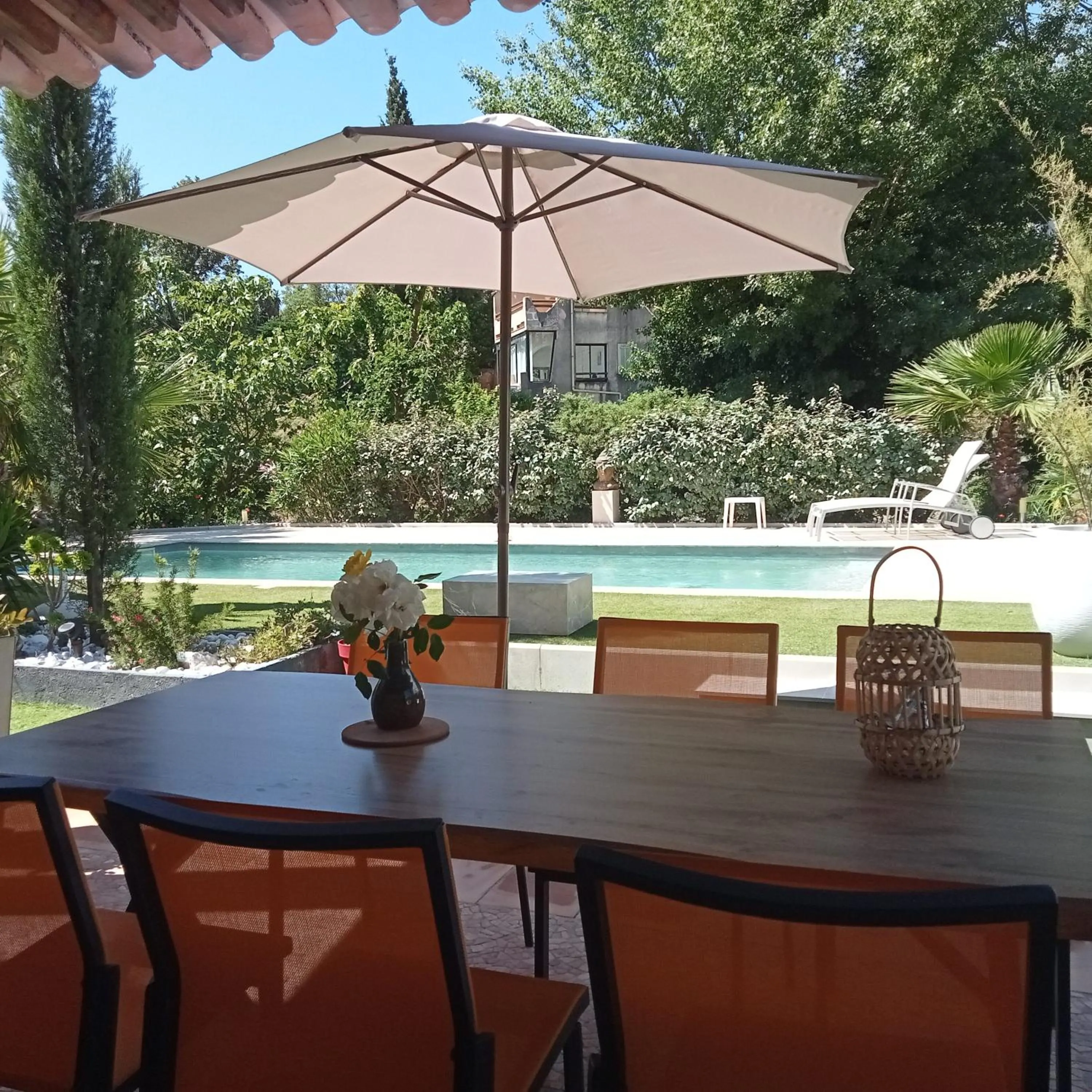 Pool view in Villa La Croisette