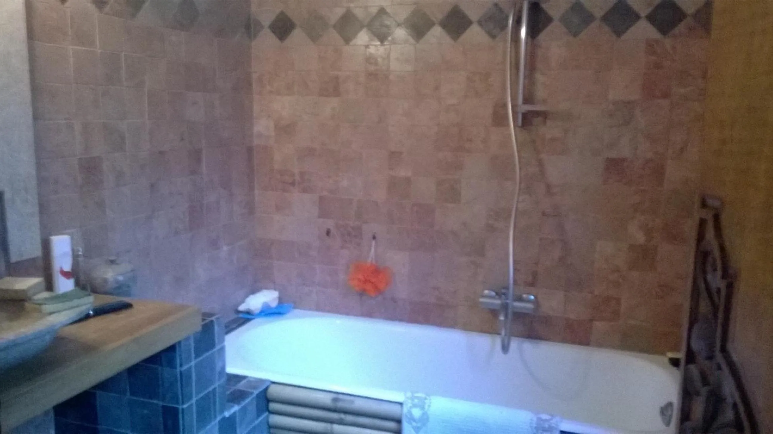 Bathroom, Bed in Villa La Croisette