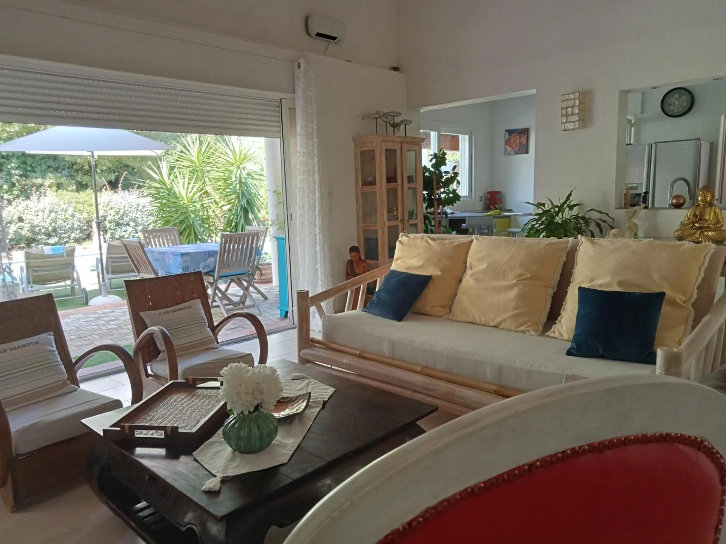 Seating area in Villa La Croisette