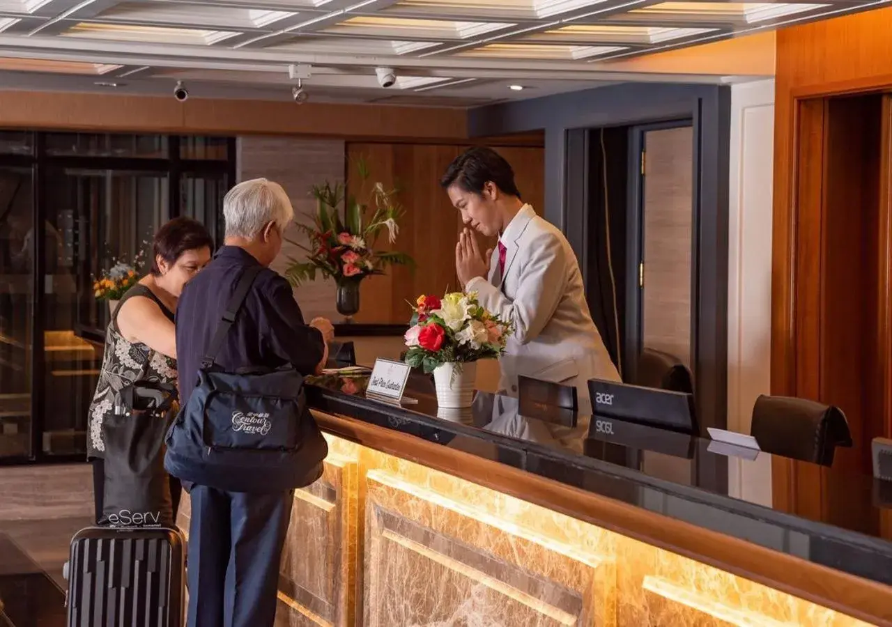 Lobby or reception in Dang Derm In The Park Khaosan Lobby or reception in Dang Derm In The Park Khaosan