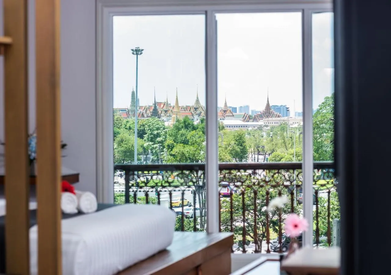 City view, Bed in Dang Derm In The Park Khaosan