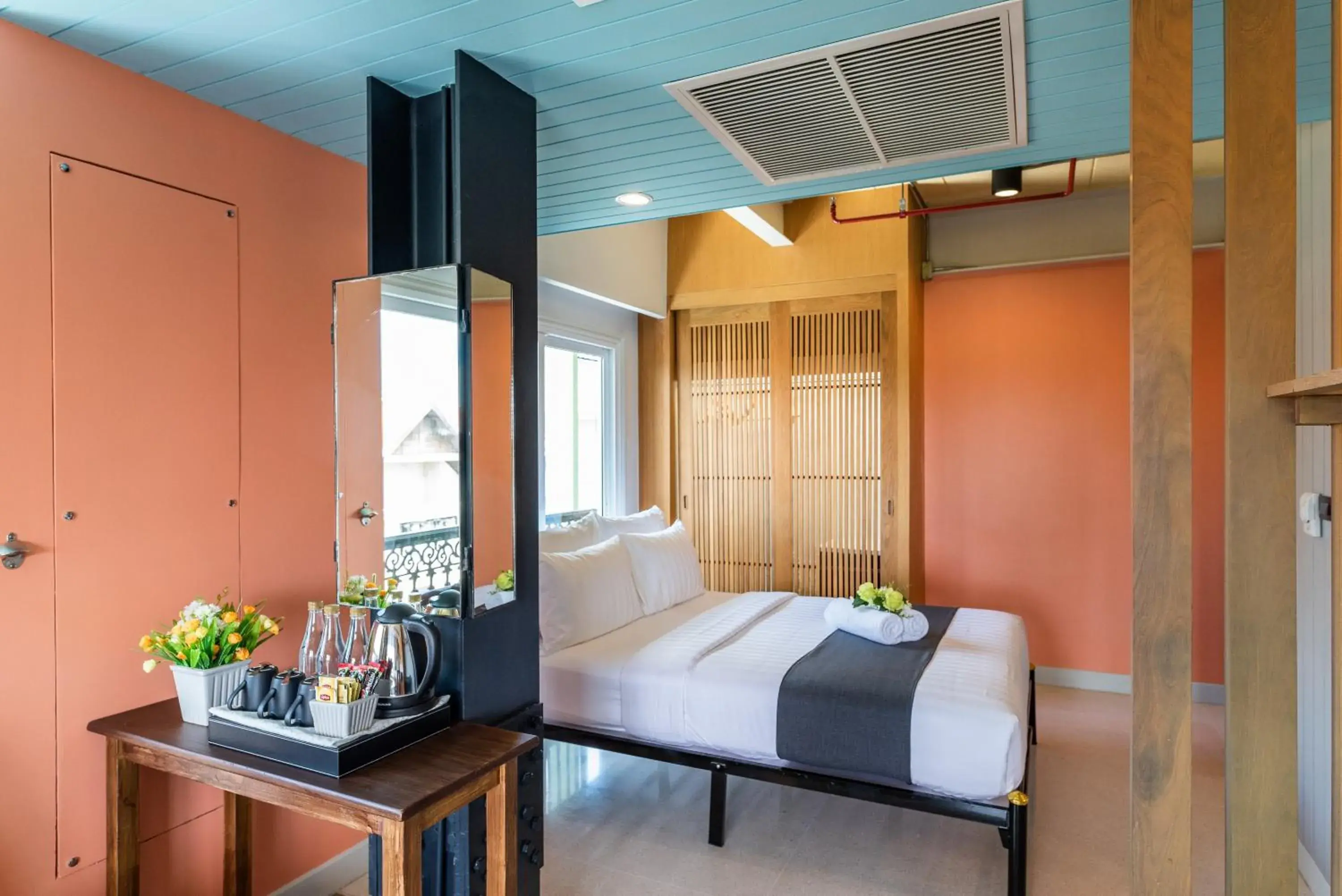 Bedroom, Bed in Dang Derm In The Park Khaosan Bedroom, Bed in Dang Derm In The Park Khaosan