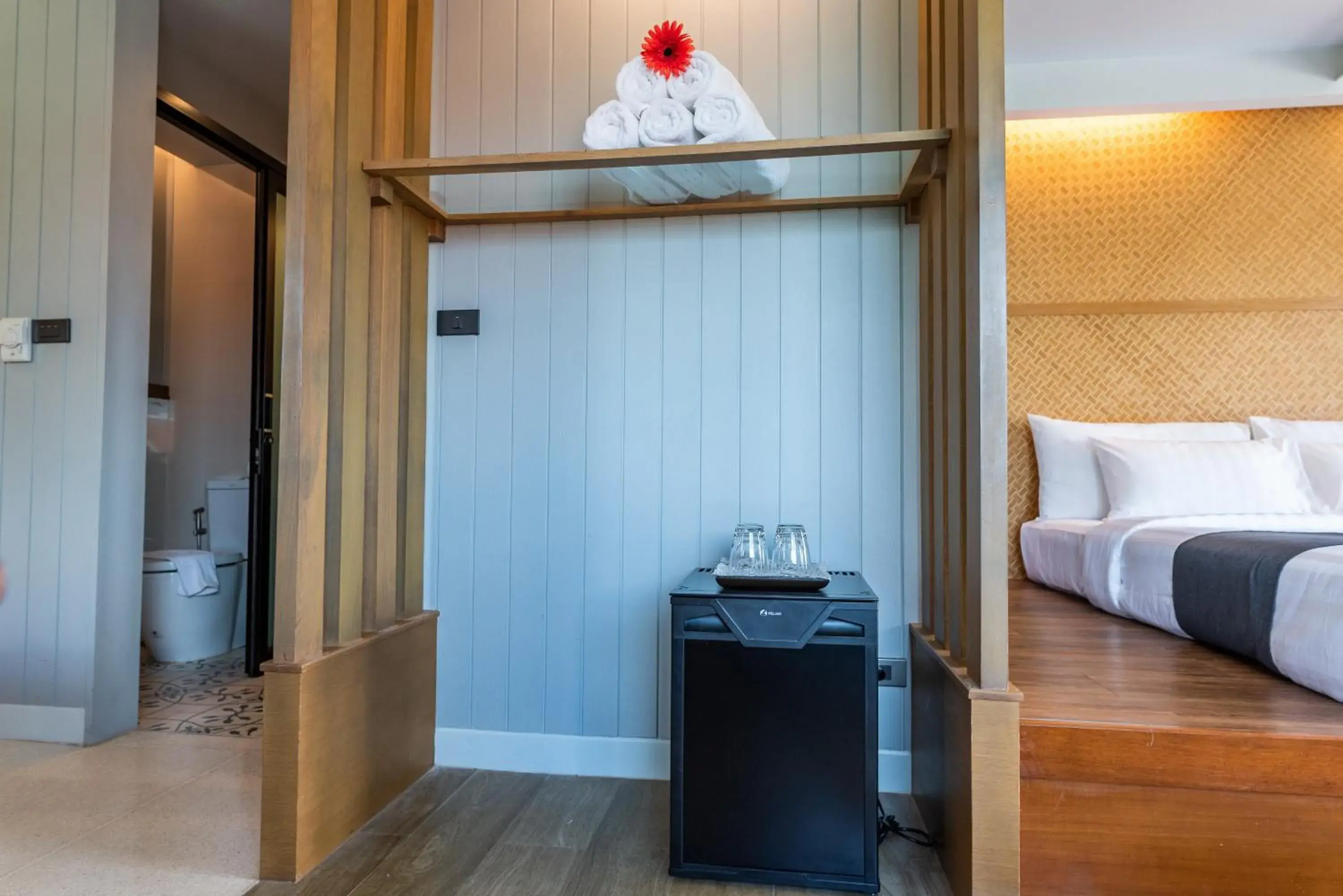 Bedroom, Bed in Dang Derm In The Park Khaosan Bedroom, Bed in Dang Derm In The Park Khaosan