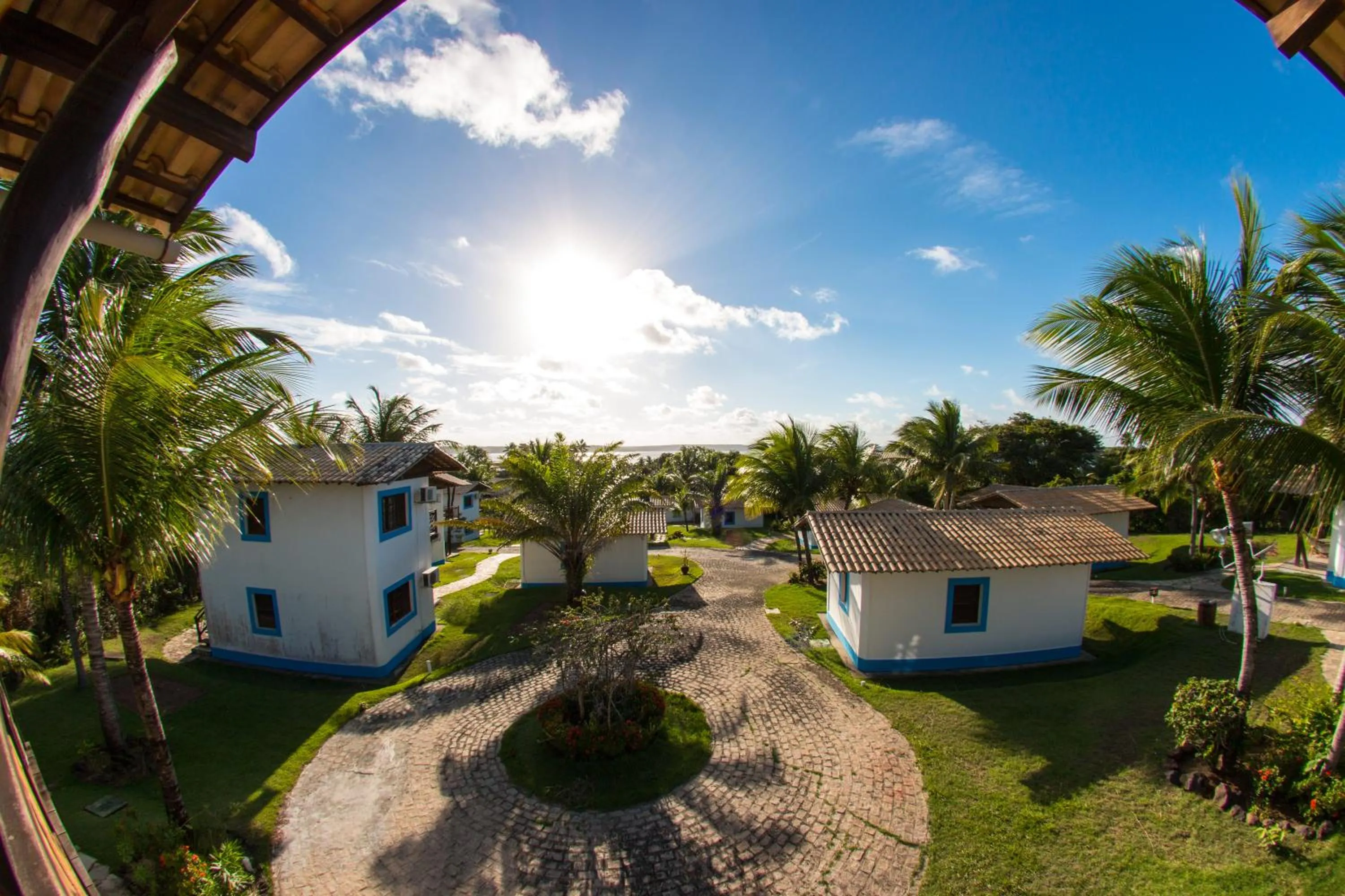 Garden view in Hotel Tibau Lagoa