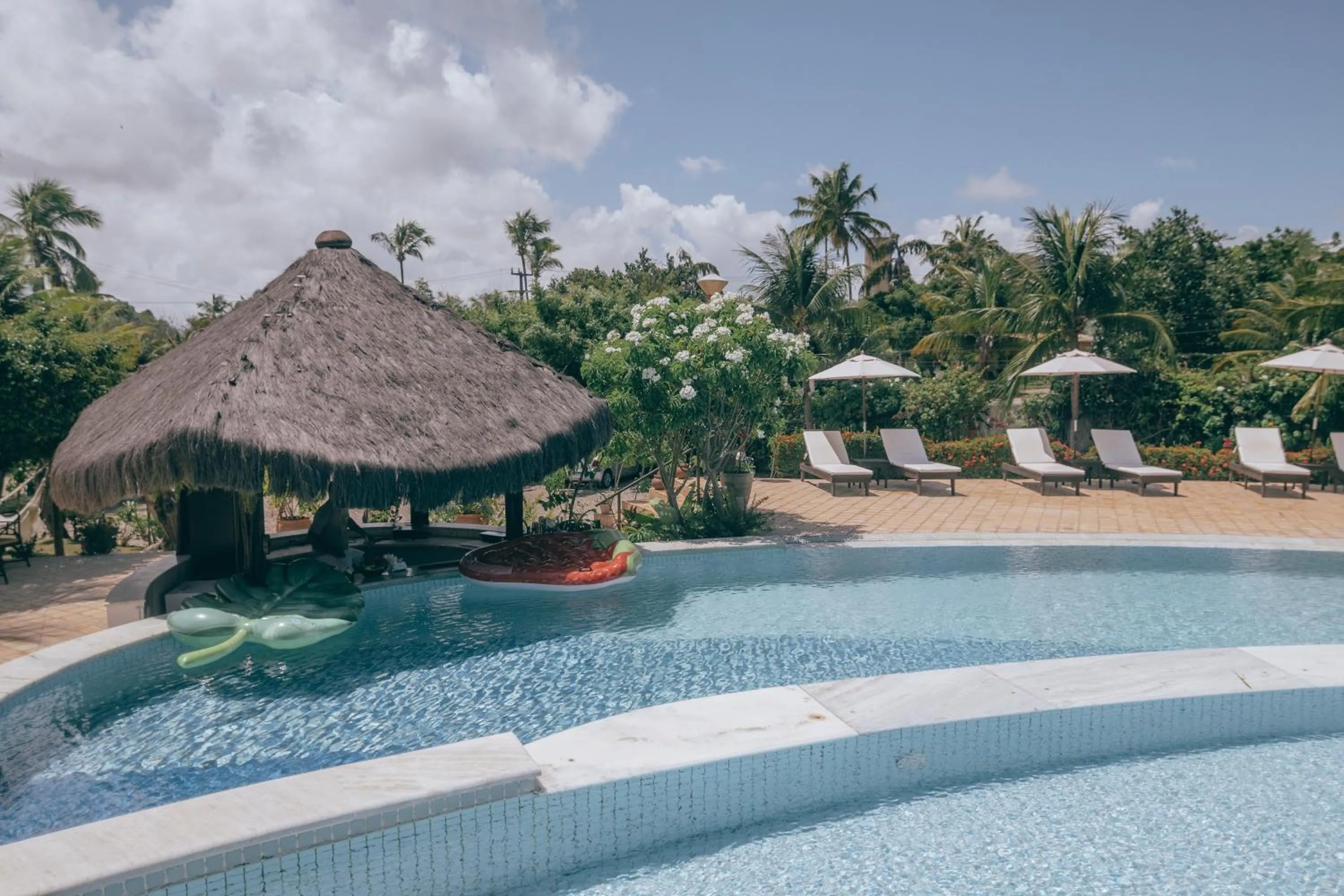 Swimming pool in Hotel Tibau Lagoa