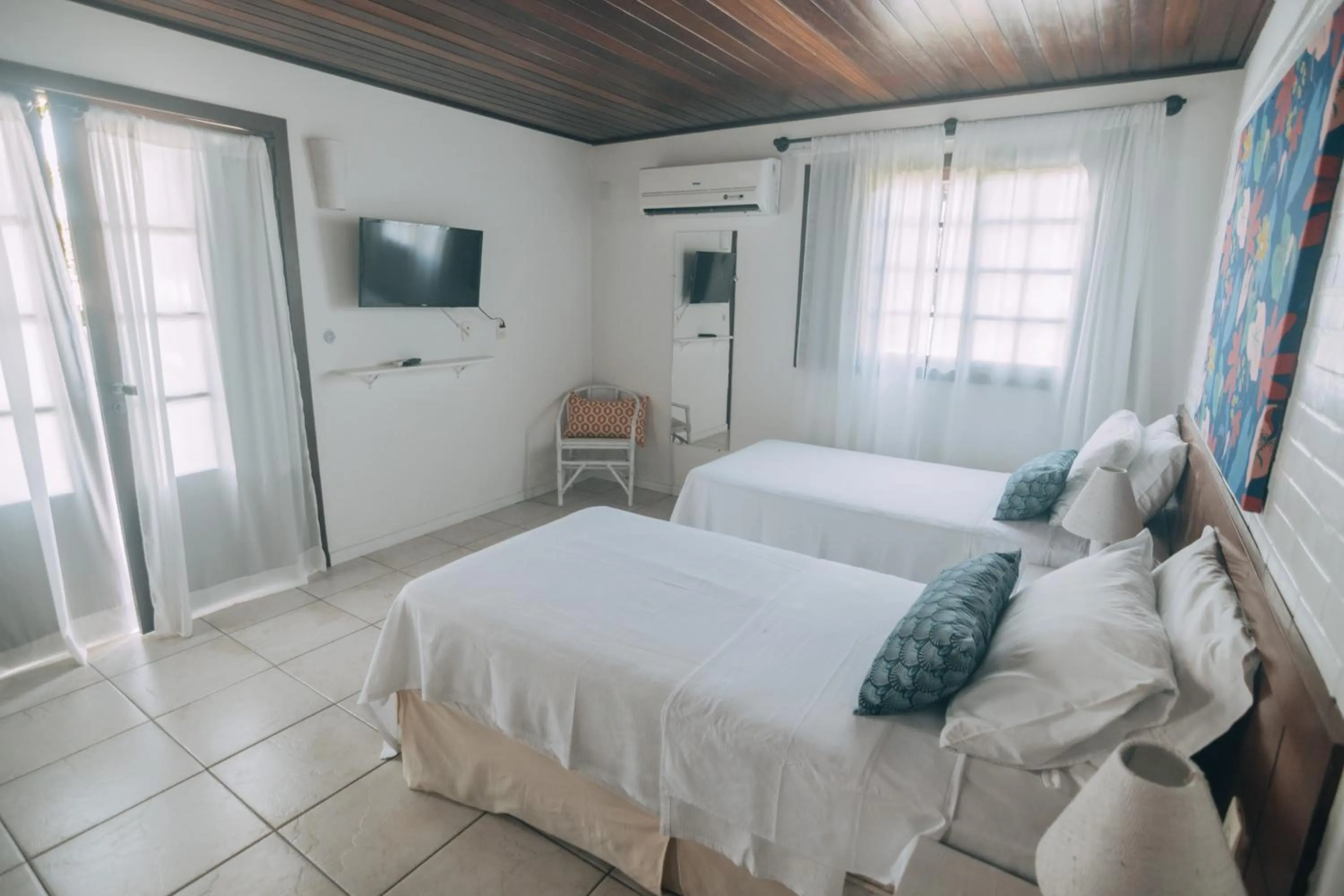 Bed in Hotel Tibau Lagoa