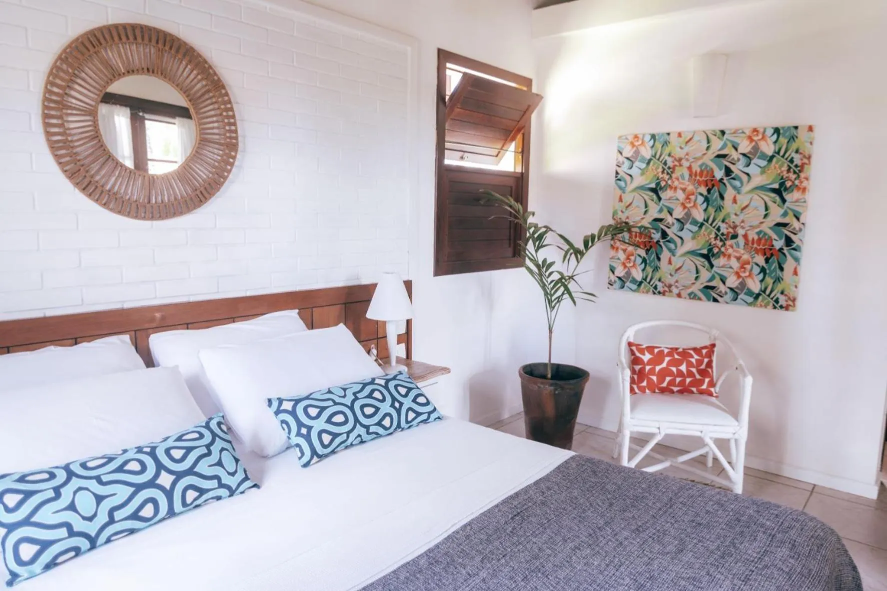 Bed in Hotel Tibau Lagoa