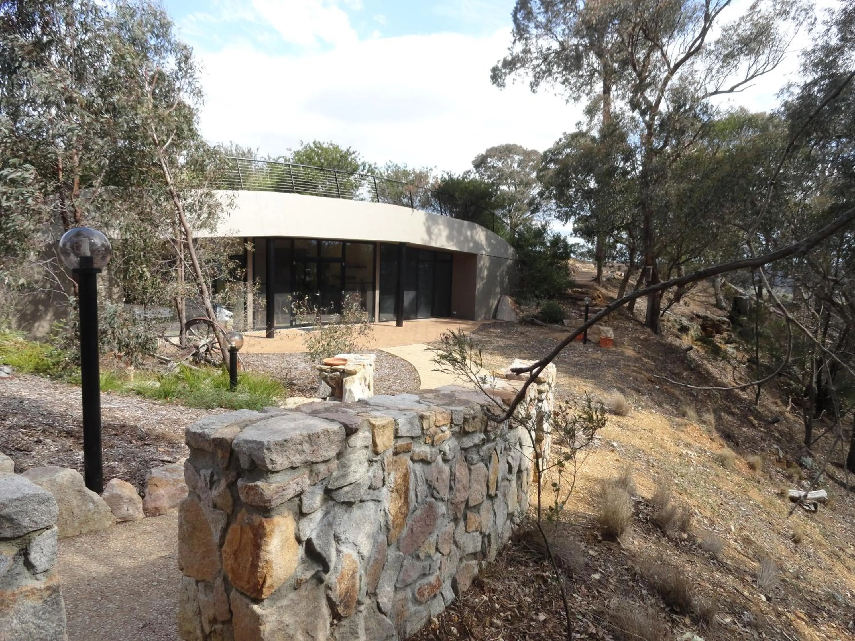 Facade/entrance in Down to Earth Farm Retreat