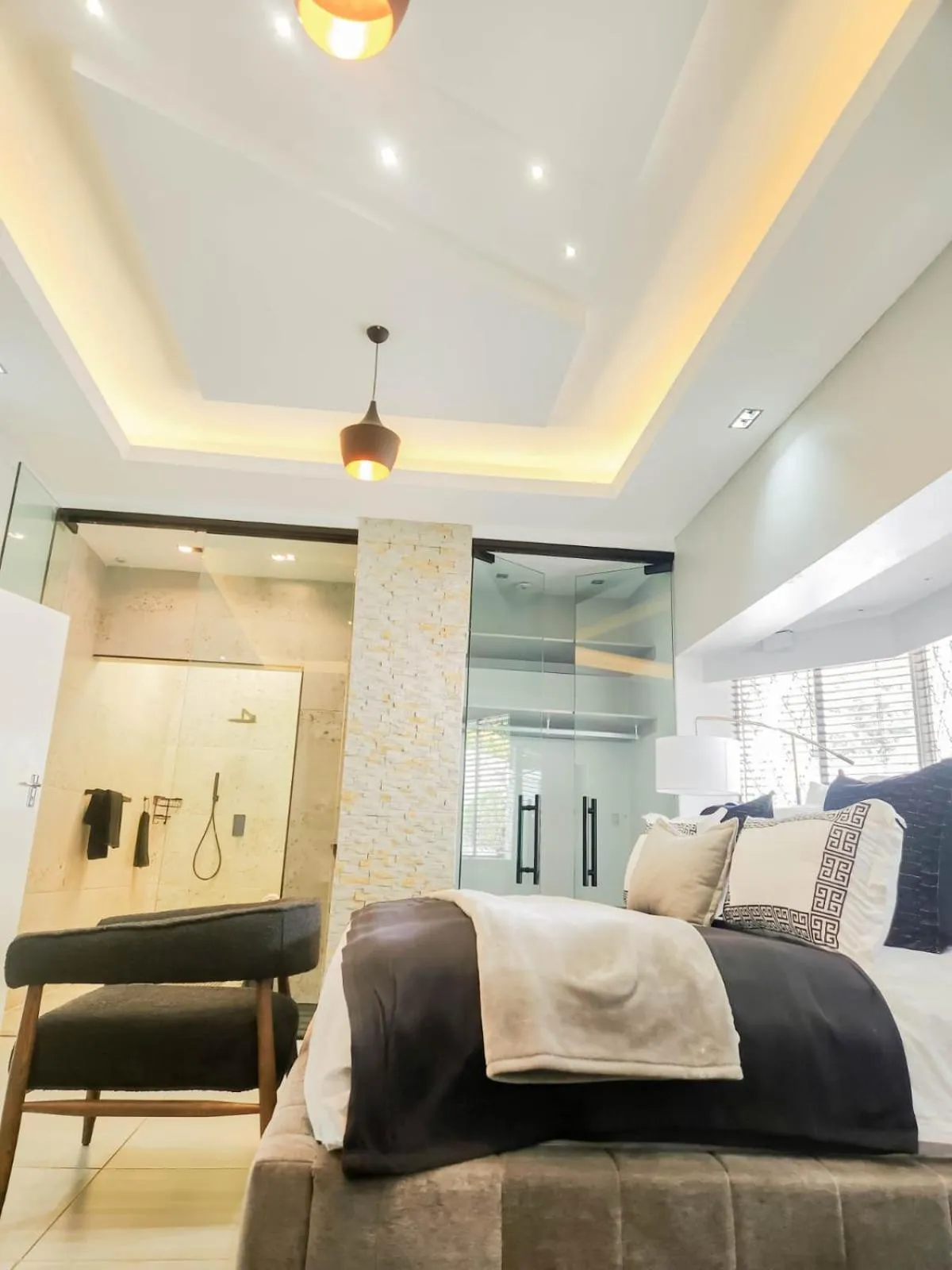 Bed in Hudson Haven Bed & Breakfast