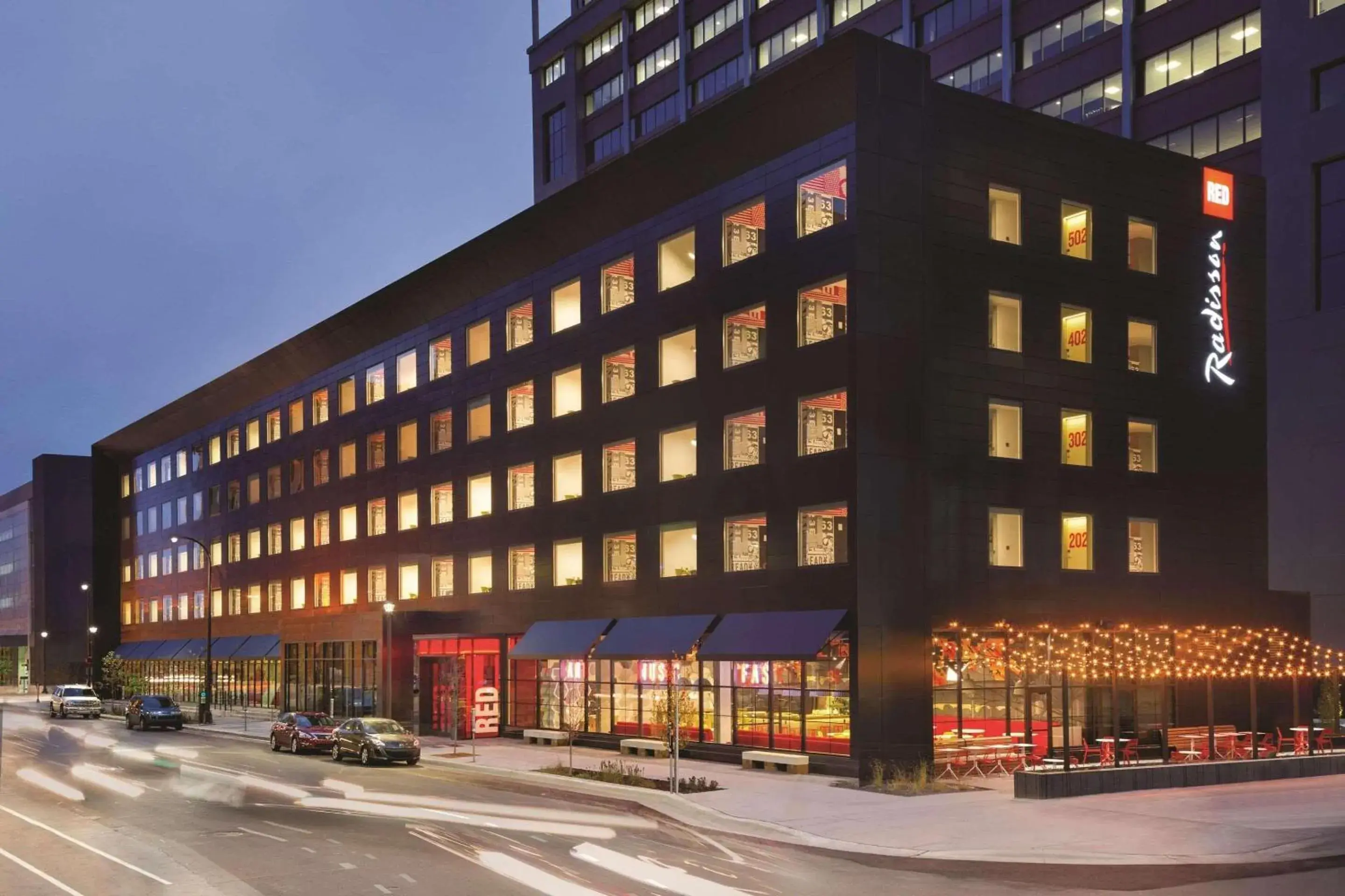 Property building in Radisson Red Minneapolis Downtown Property building in Radisson Red Minneapolis Downtown