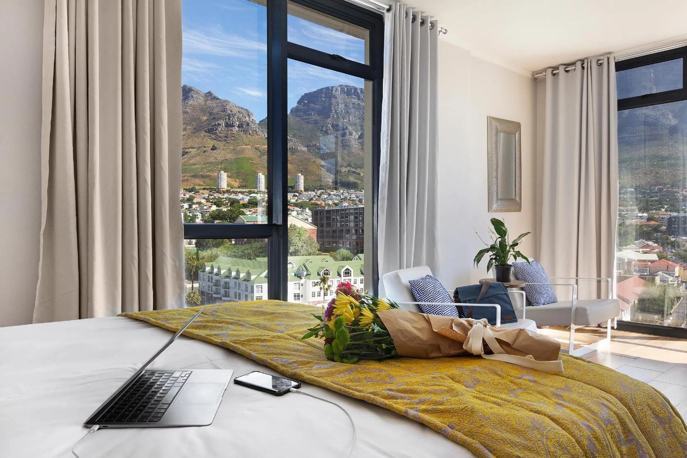 Bed in Urban Oasis At The Four Seasons