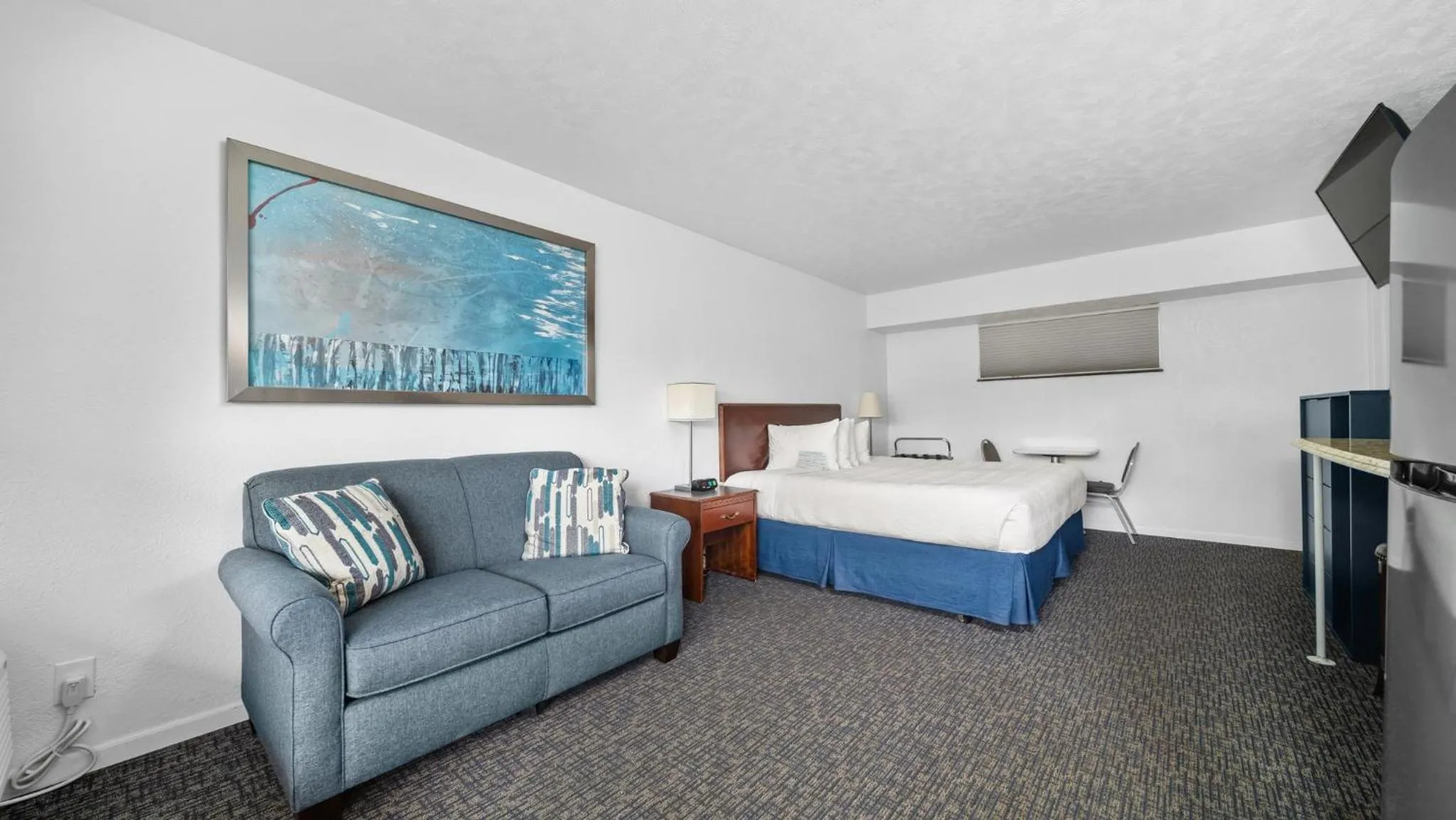 Bed in Grand Traverse Motel