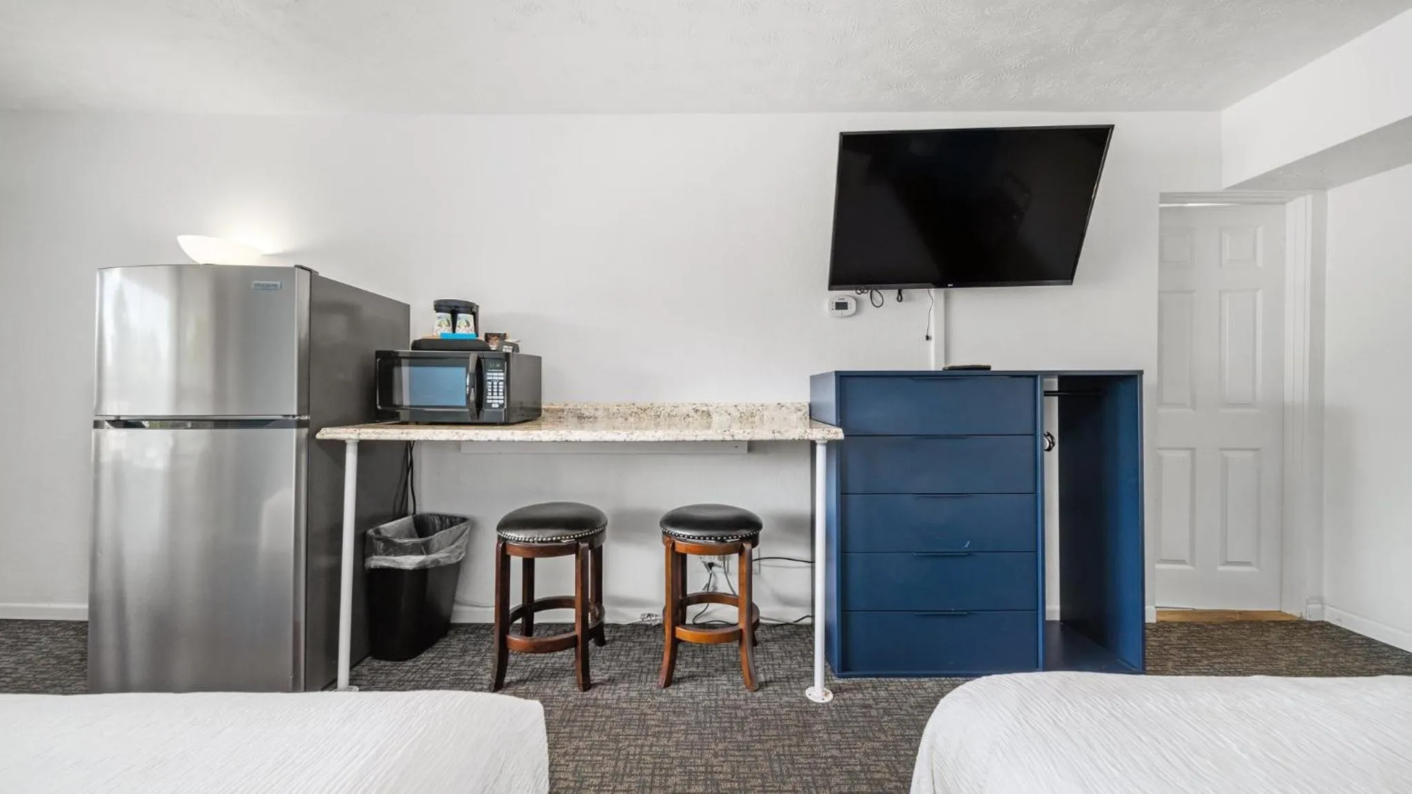 Bed in Grand Traverse Motel