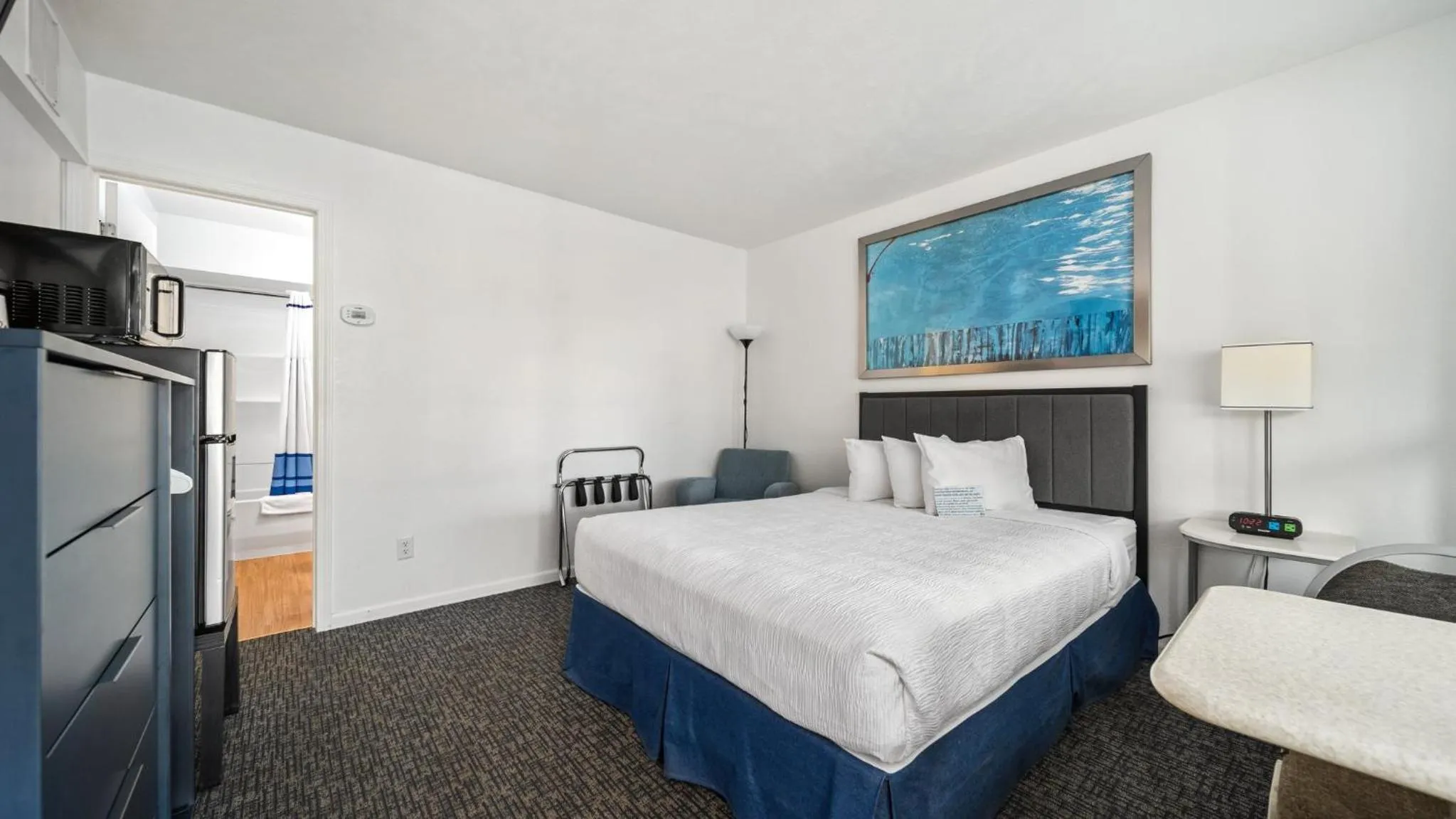 Bed in Grand Traverse Motel